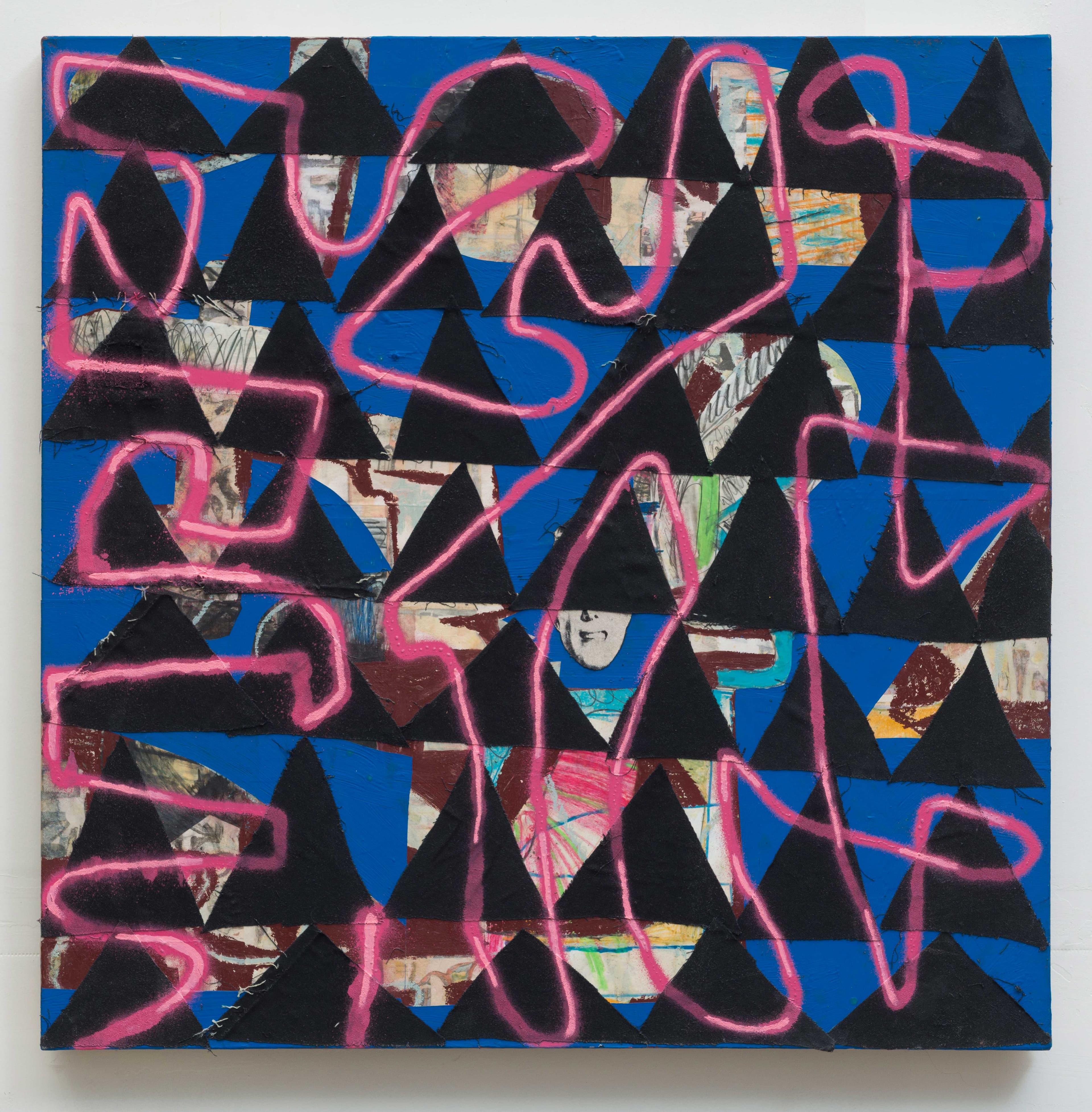 30x30x1.5 - Abstract painting by Zack Goulet from 2018 collection - 30″ × 30″ × 1.5″