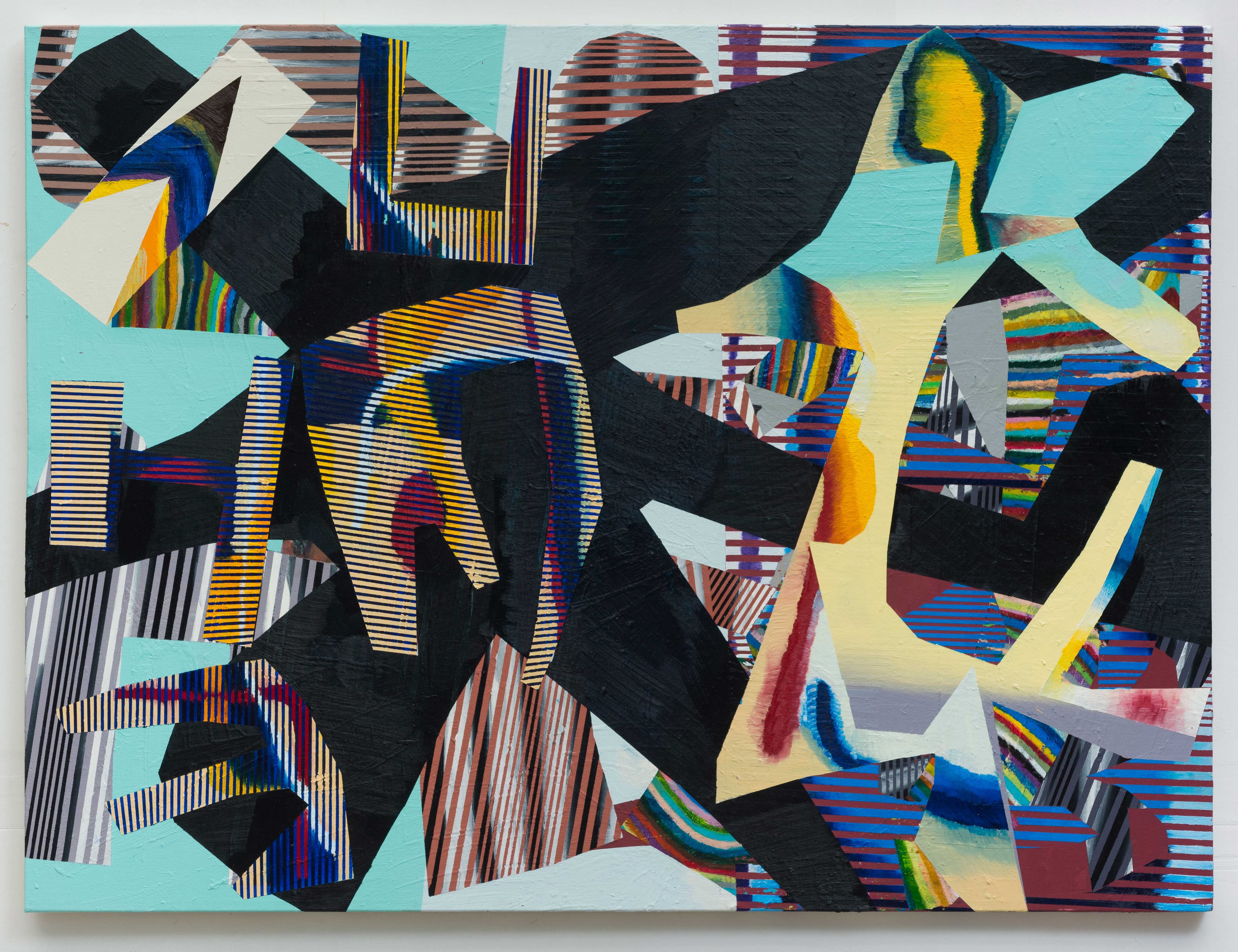 30x40x0.75 - Abstract painting by Zack Goulet from 2018 collection - 30″ × 40″ × 0.75″