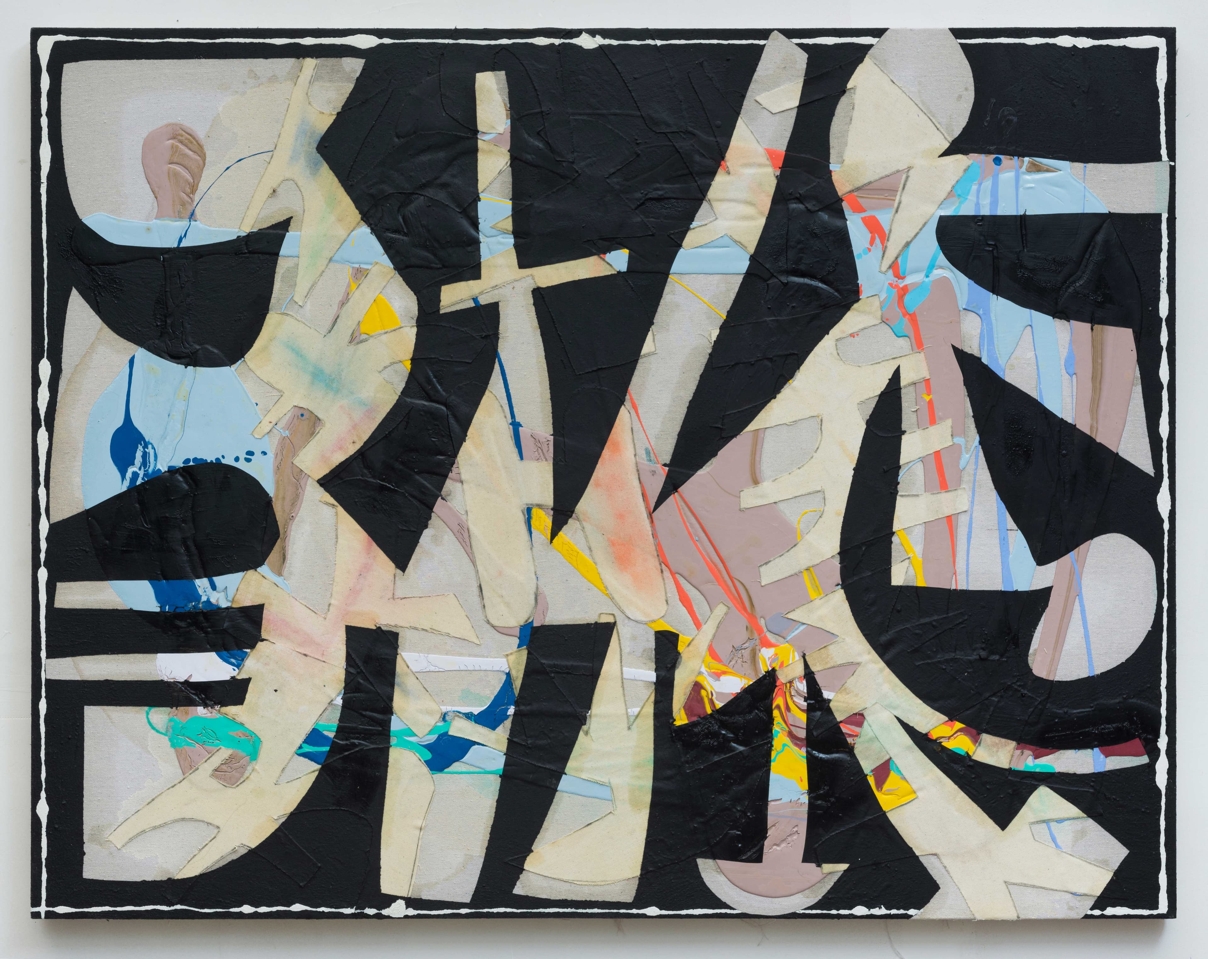 36x46.75x1.5 - Abstract painting by Zack Goulet from 2018 collection - 36″ × 46.75″ × 1.5″