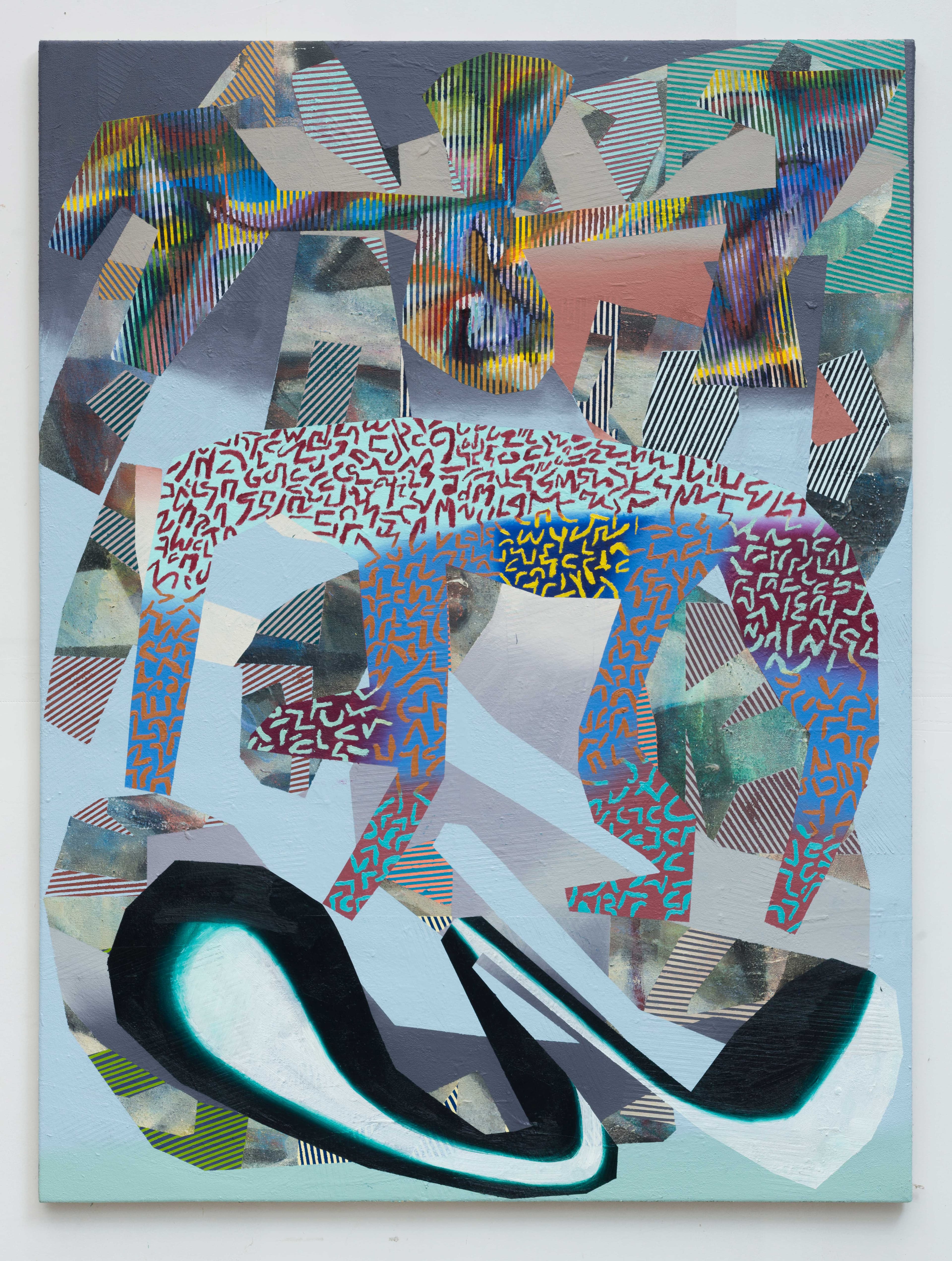 36x48x1.5 - Abstract painting by Zack Goulet from 2018 collection - 36″ × 48″ × 1.5″