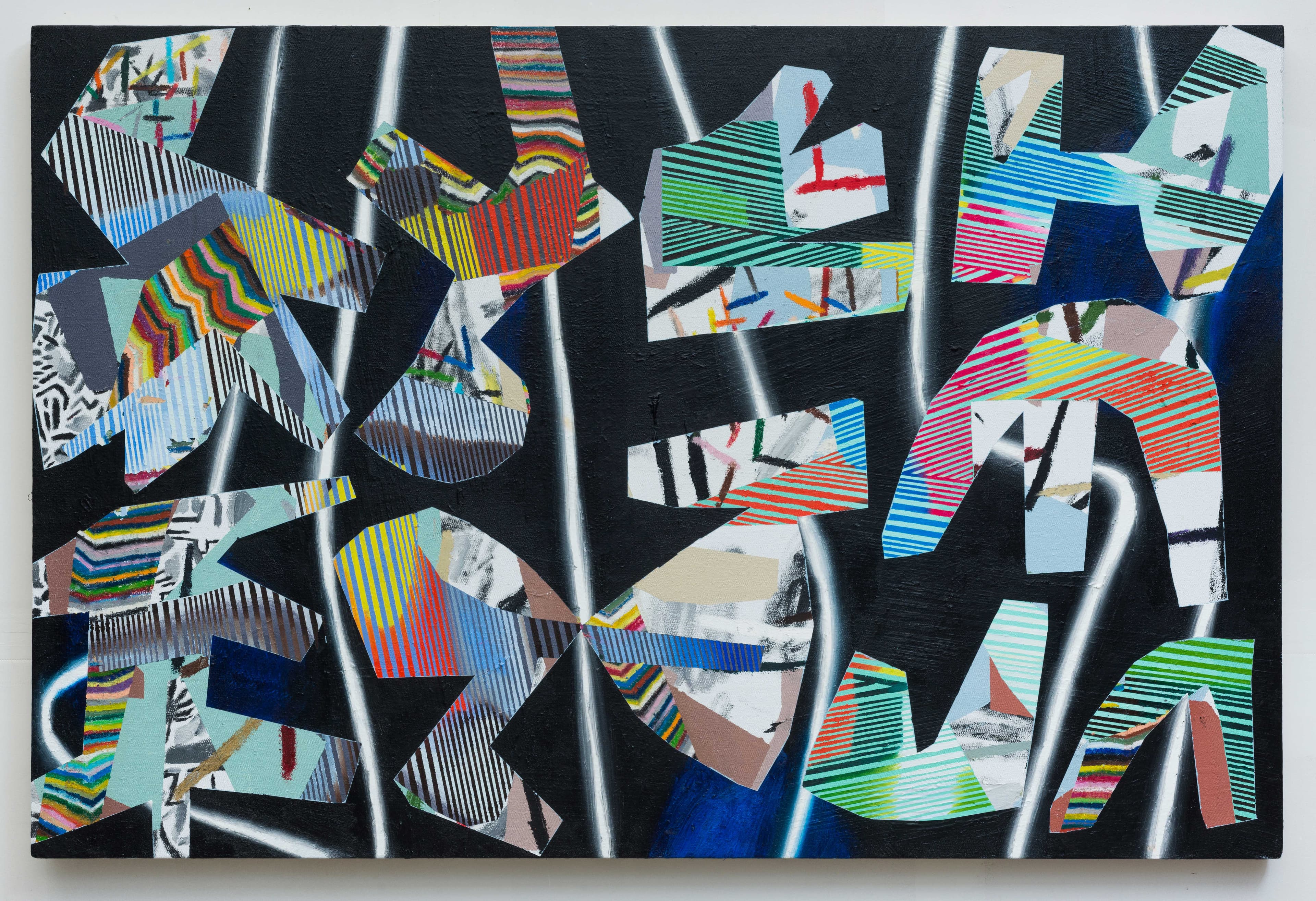 36x54x1.5 - Abstract painting by Zack Goulet from 2018 collection - 36″ × 54″ × 1.5″