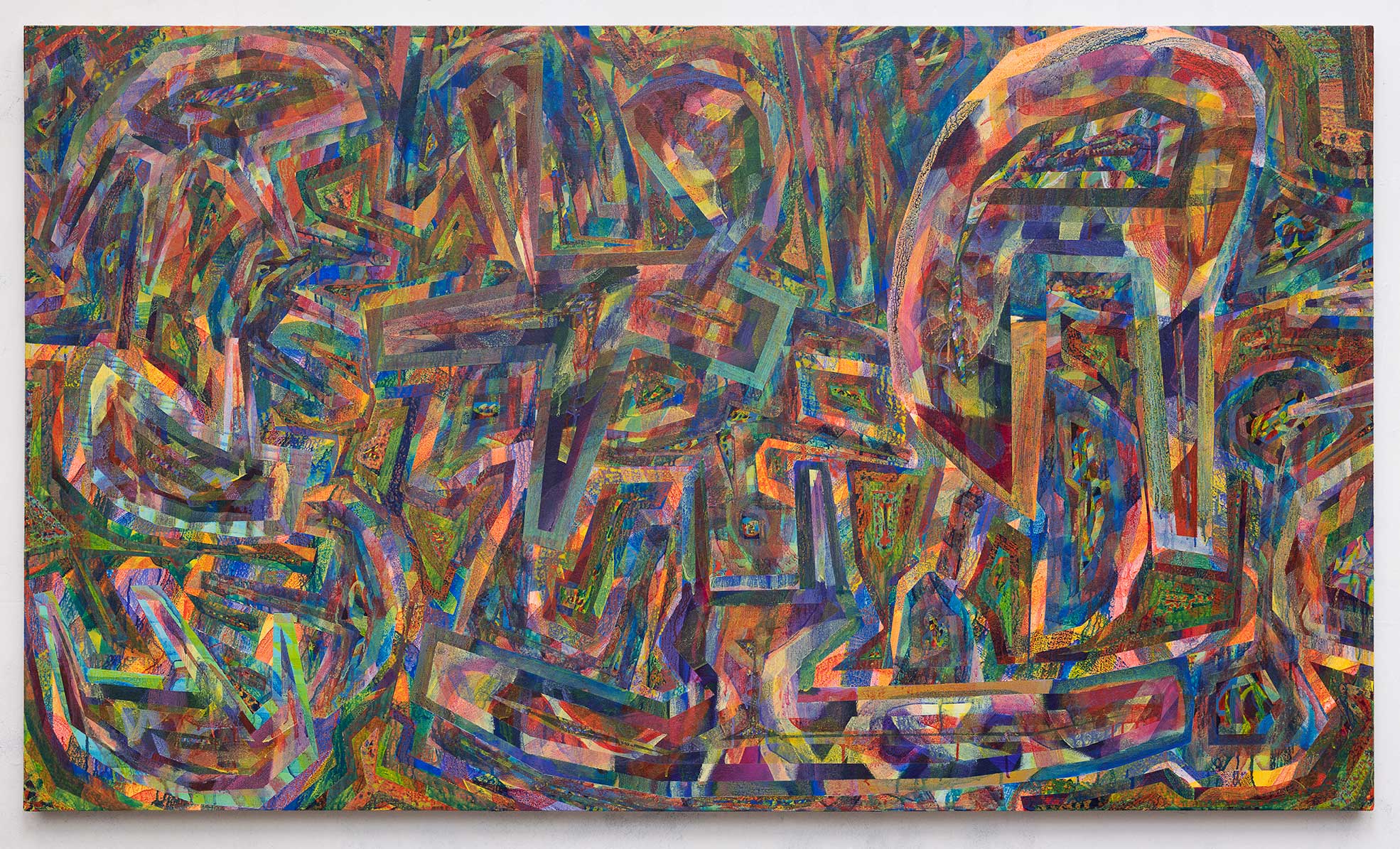 42.25x72x1.5 - Abstract painting by Zack Goulet from 2019 collection - 42.25″ × 72″ × 1.5″