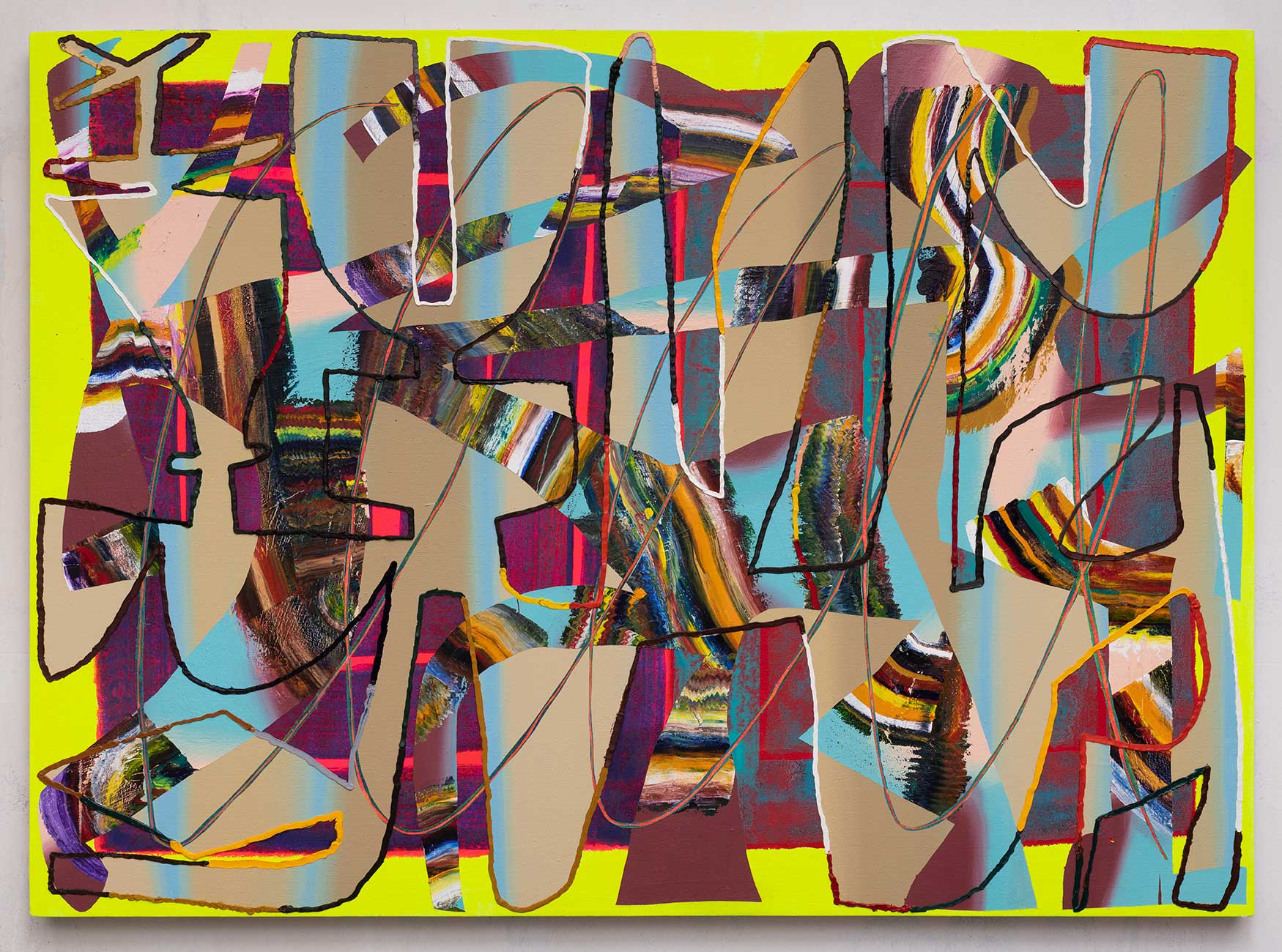 45x62x1.5 - Abstract painting by Zack Goulet from 2019 collection - 45″ × 62″ × 1.5″