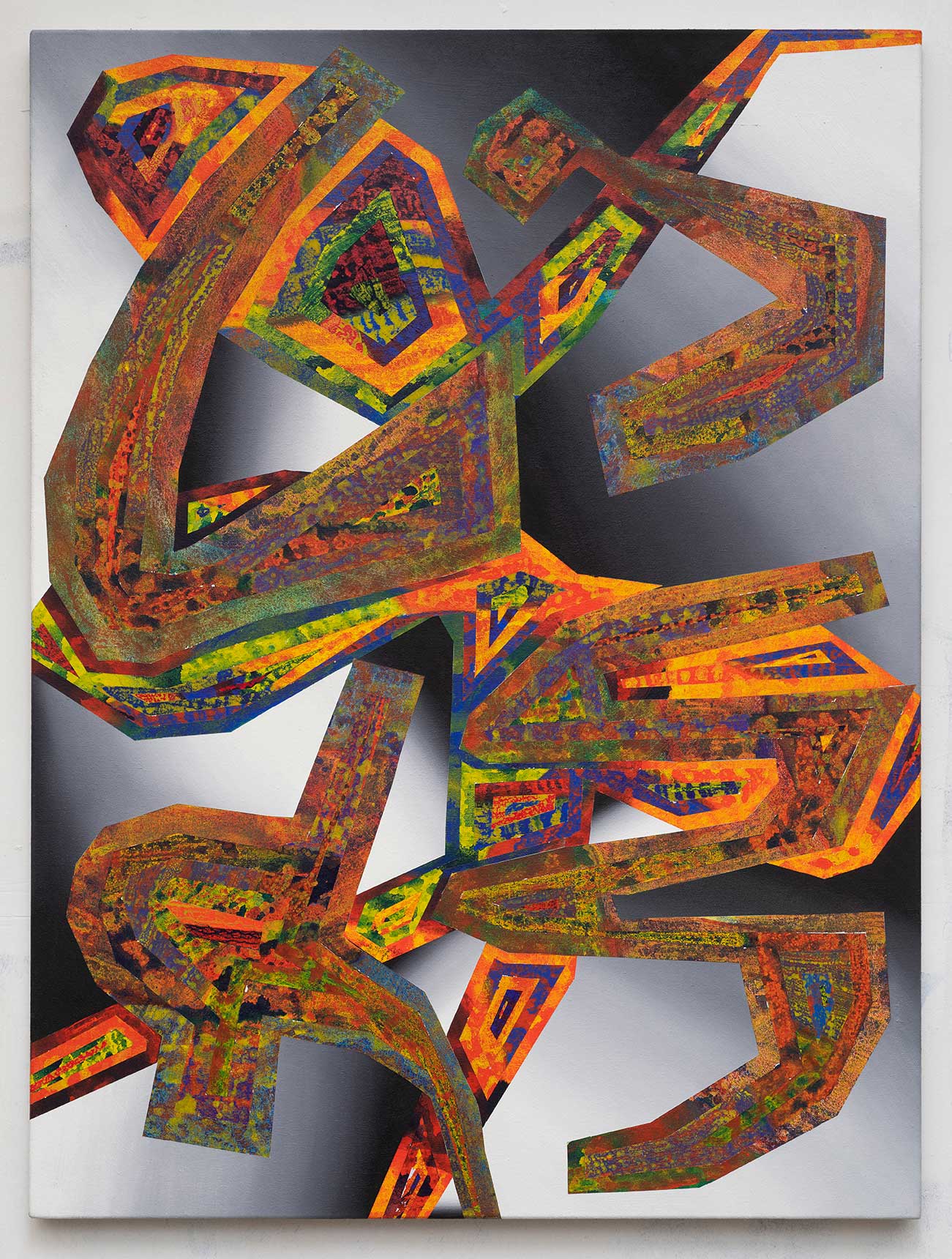 48x36x1.5 - Abstract painting by Zack Goulet from 2019 collection - 48″ × 36″ × 1.5″