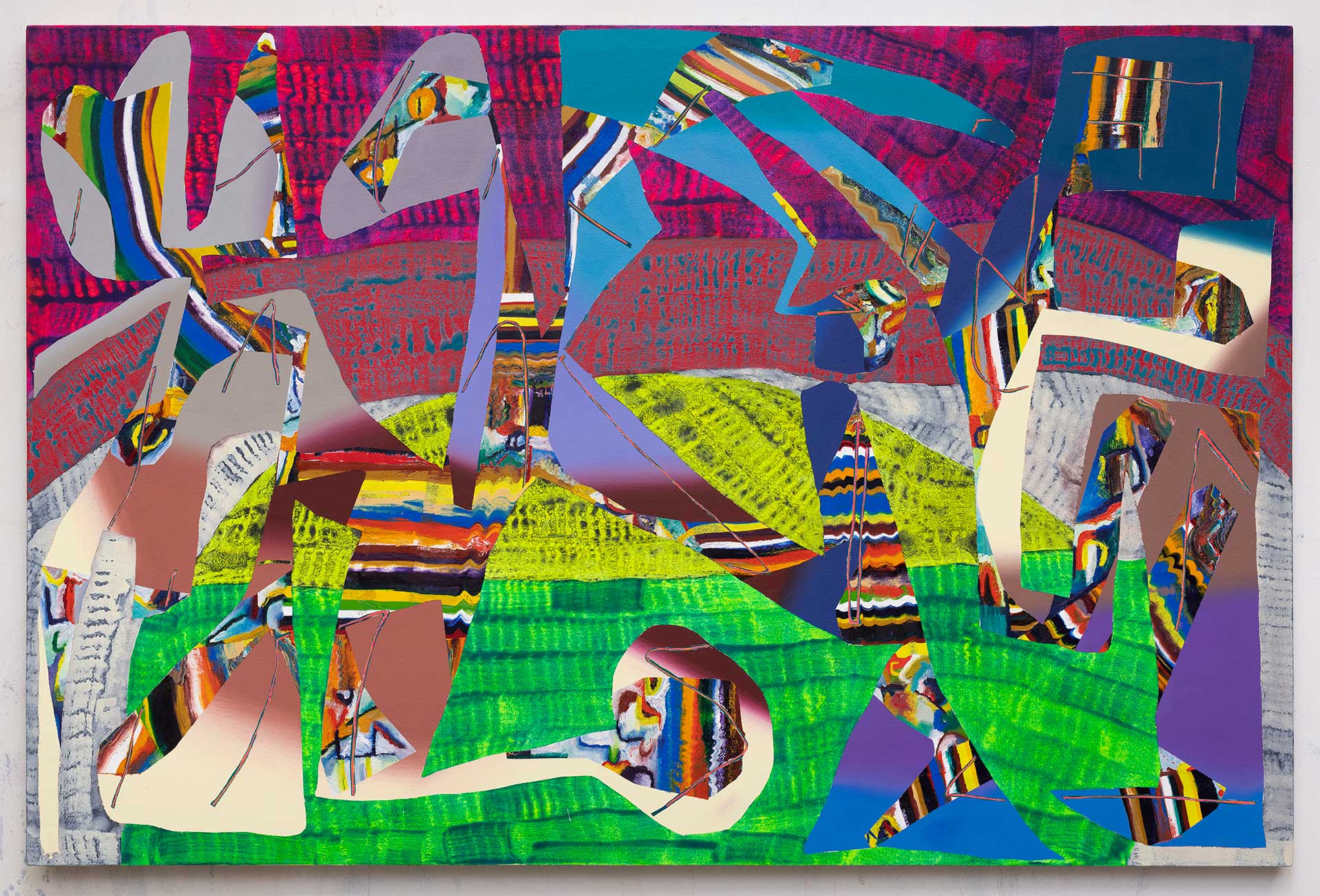48x72x1.5 a - Abstract painting by Zack Goulet from 2019 collection - 48″ × 72″ × 1.5″