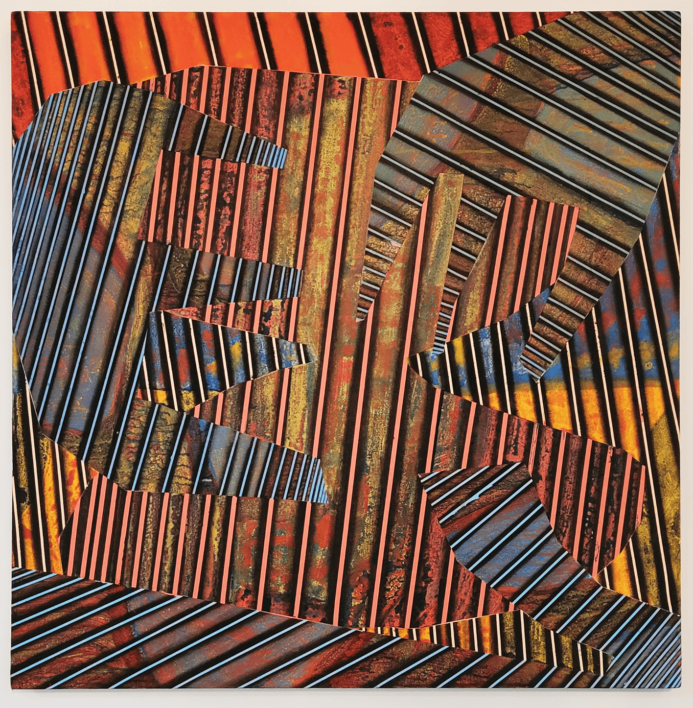 Marlenes 36x36 - Abstract painting by Zack Goulet from 2019 collection