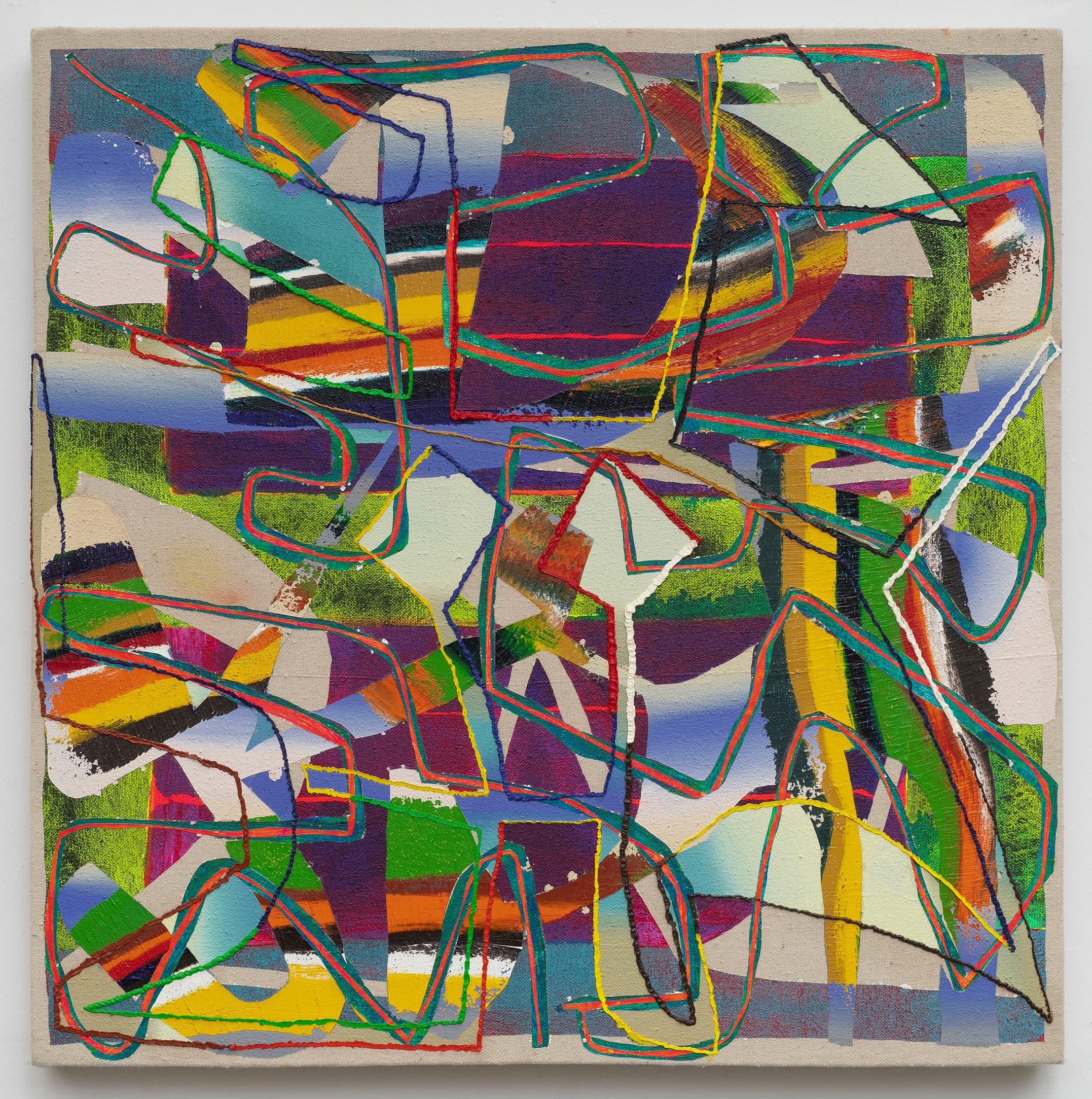 24x24x1.5 - Abstract painting by Zack Goulet from 2020 collection - 24″ × 24″ × 1.5″