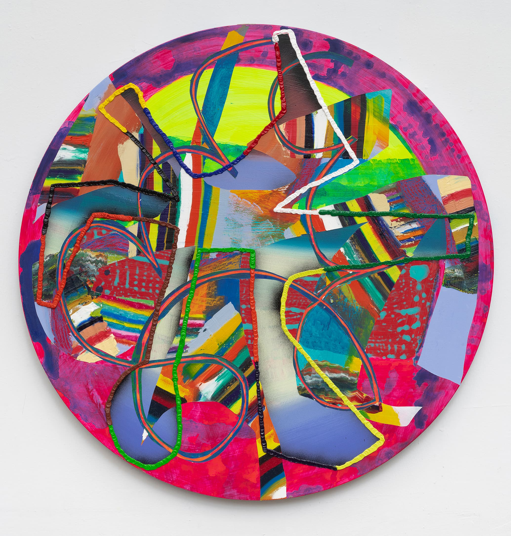 26x1 two - Abstract painting by Zack Goulet from 2020 collection - 26″ × 1″
