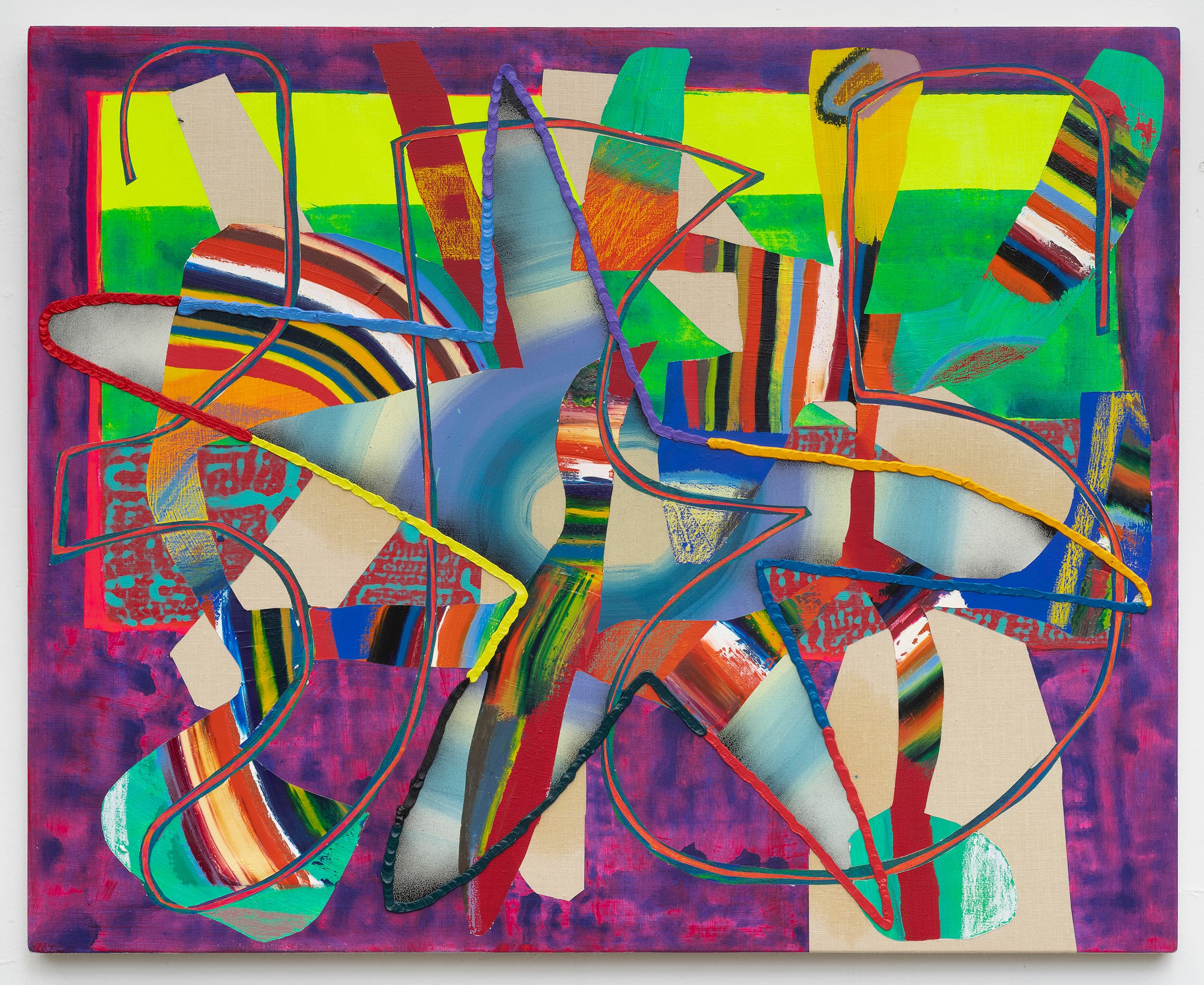29x36x1 - Abstract painting by Zack Goulet from 2020 collection - 29″ × 36″ × 1″