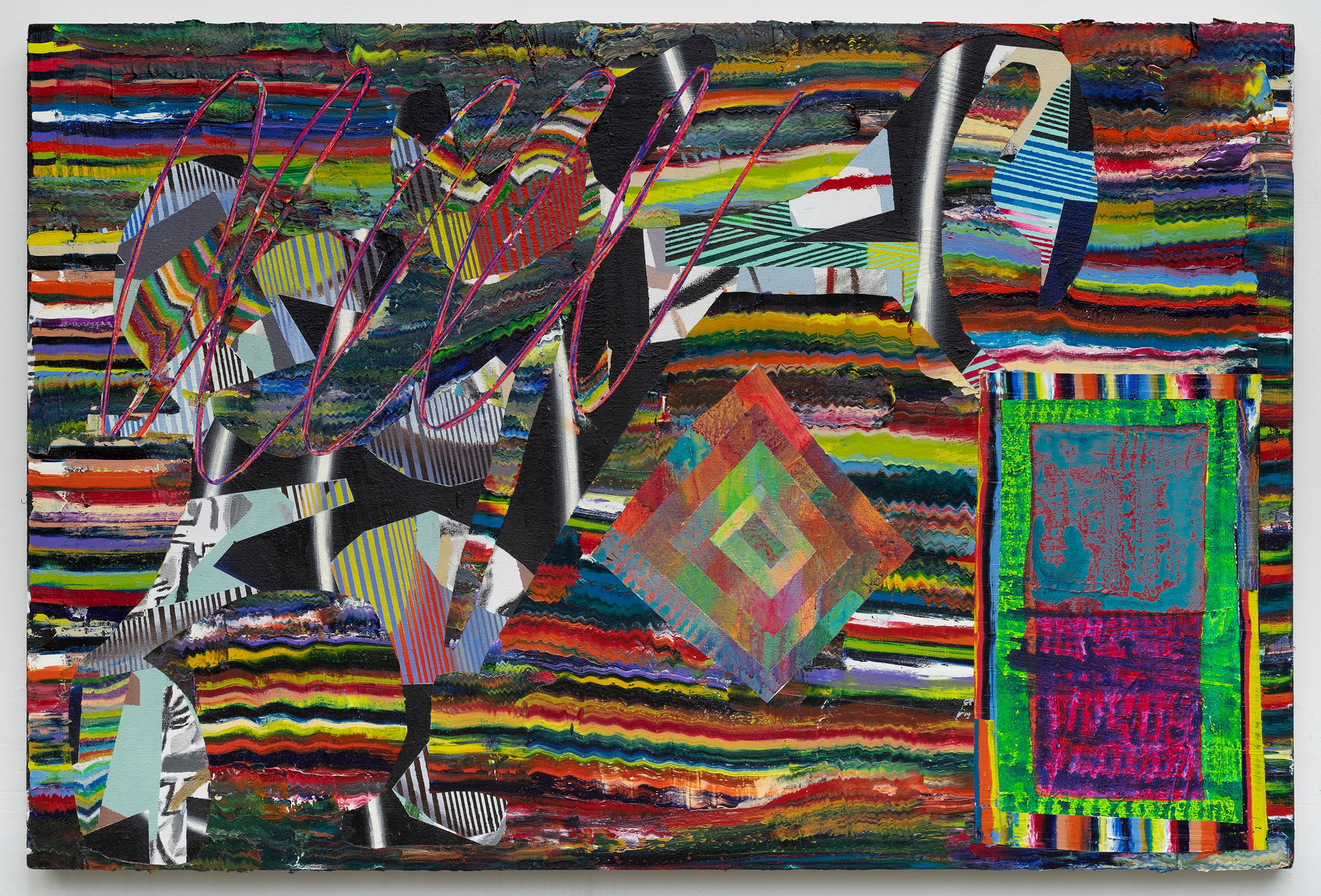 36x54x1.5 - Abstract painting by Zack Goulet from 2020 collection - 36″ × 54″ × 1.5″
