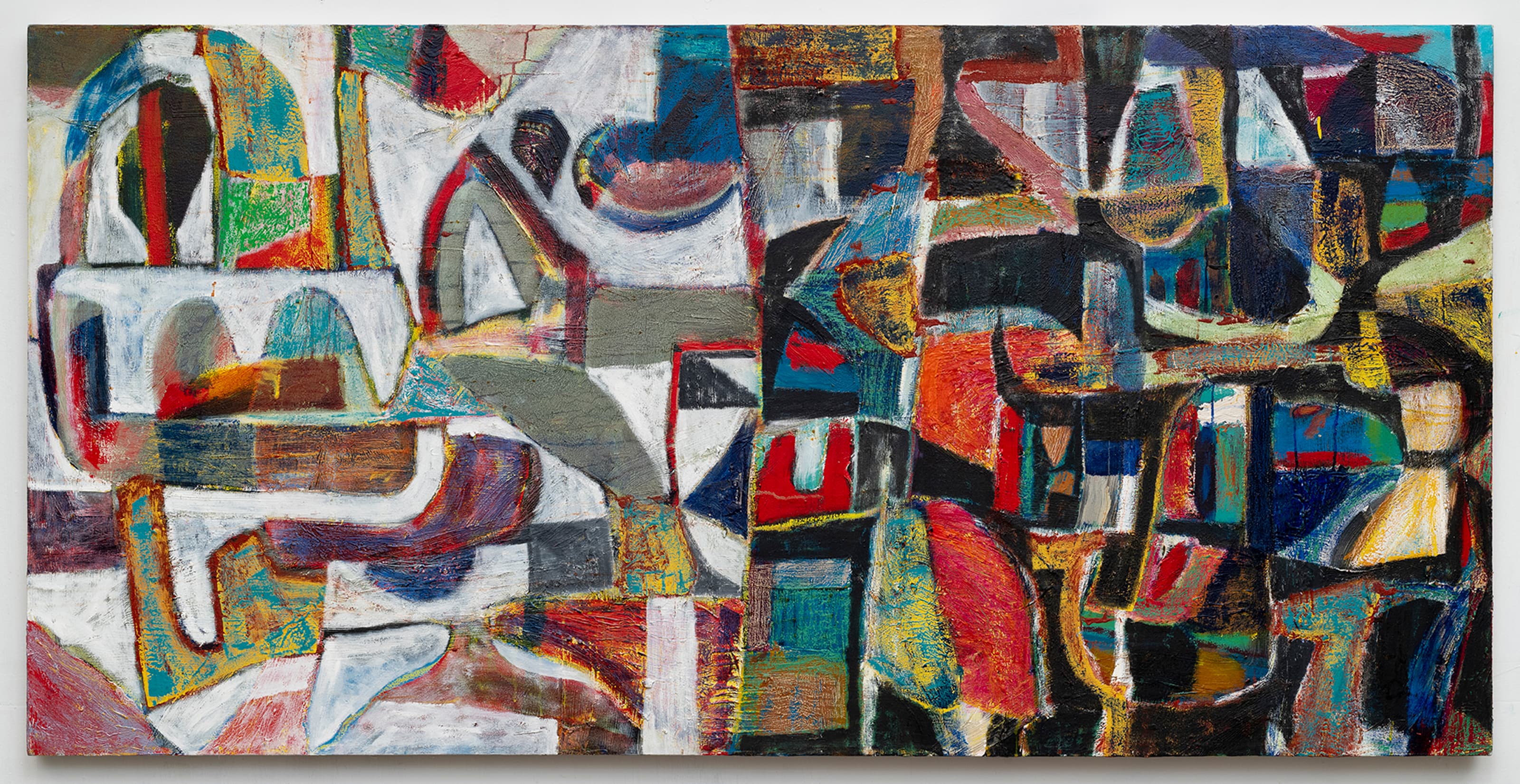 36x72x1.5 - Abstract painting by Zack Goulet from 2020 collection - 36″ × 72″ × 1.5″