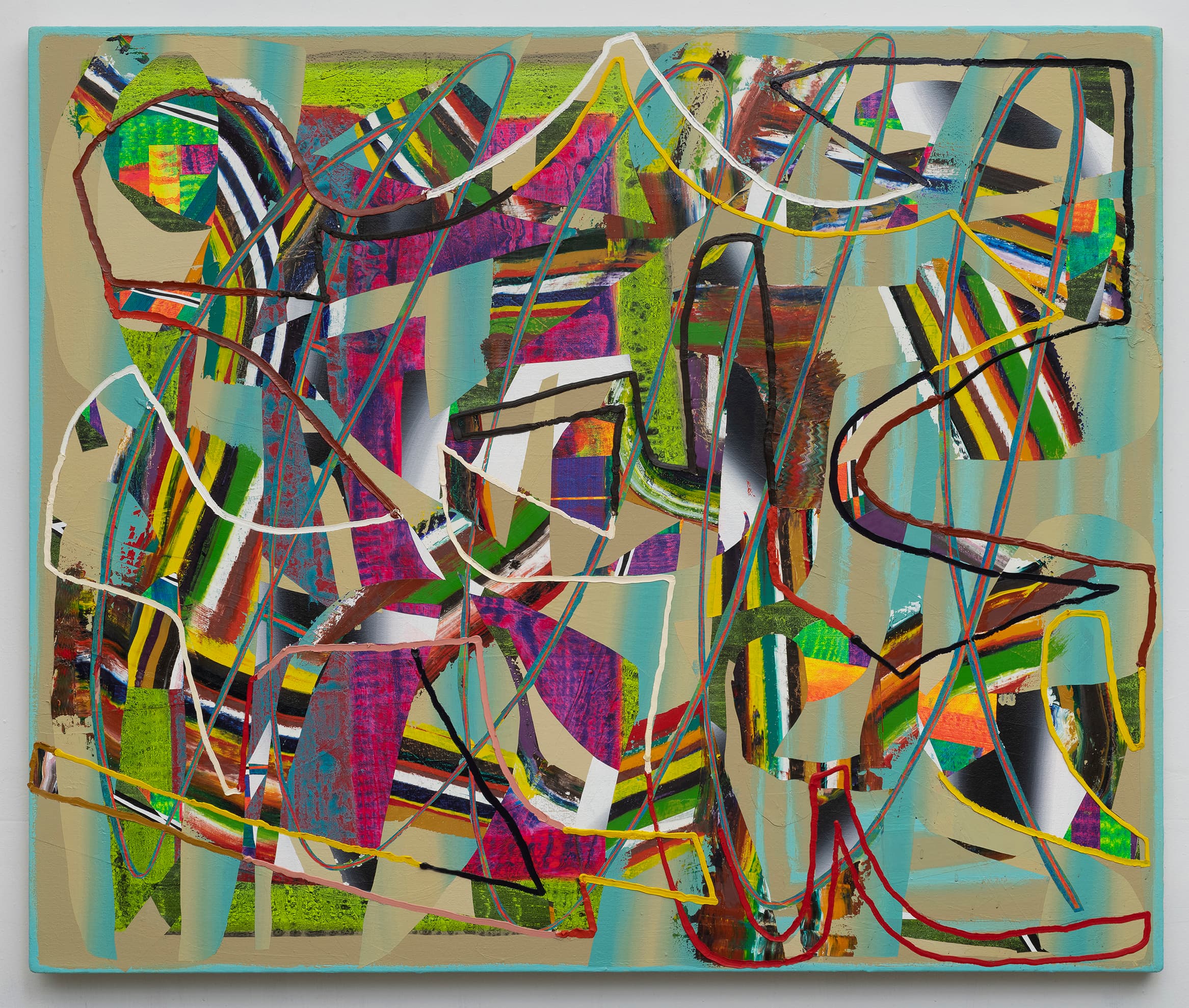 40x48x1.5 - Abstract painting by Zack Goulet from 2020 collection - 40″ × 48″ × 1.5″