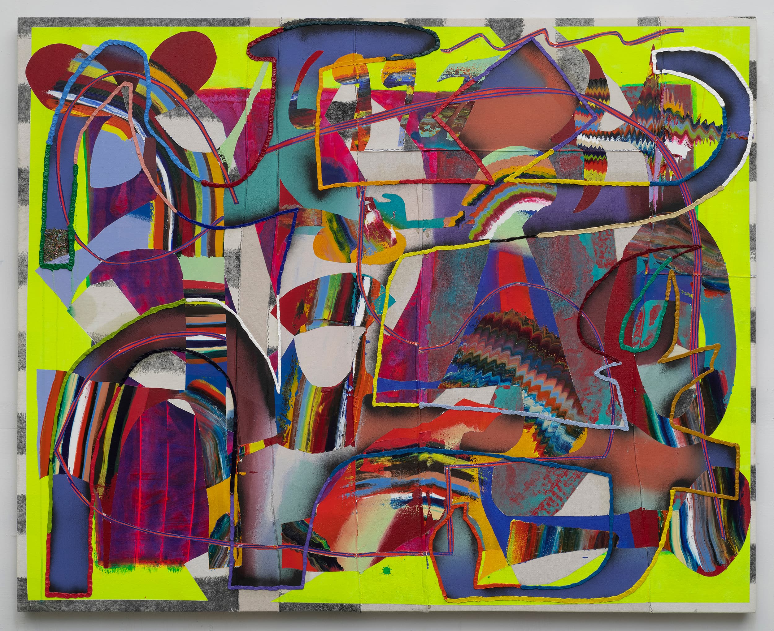 48x60x1.5 - Abstract painting by Zack Goulet from 2020 collection - 48″ × 60″ × 1.5″