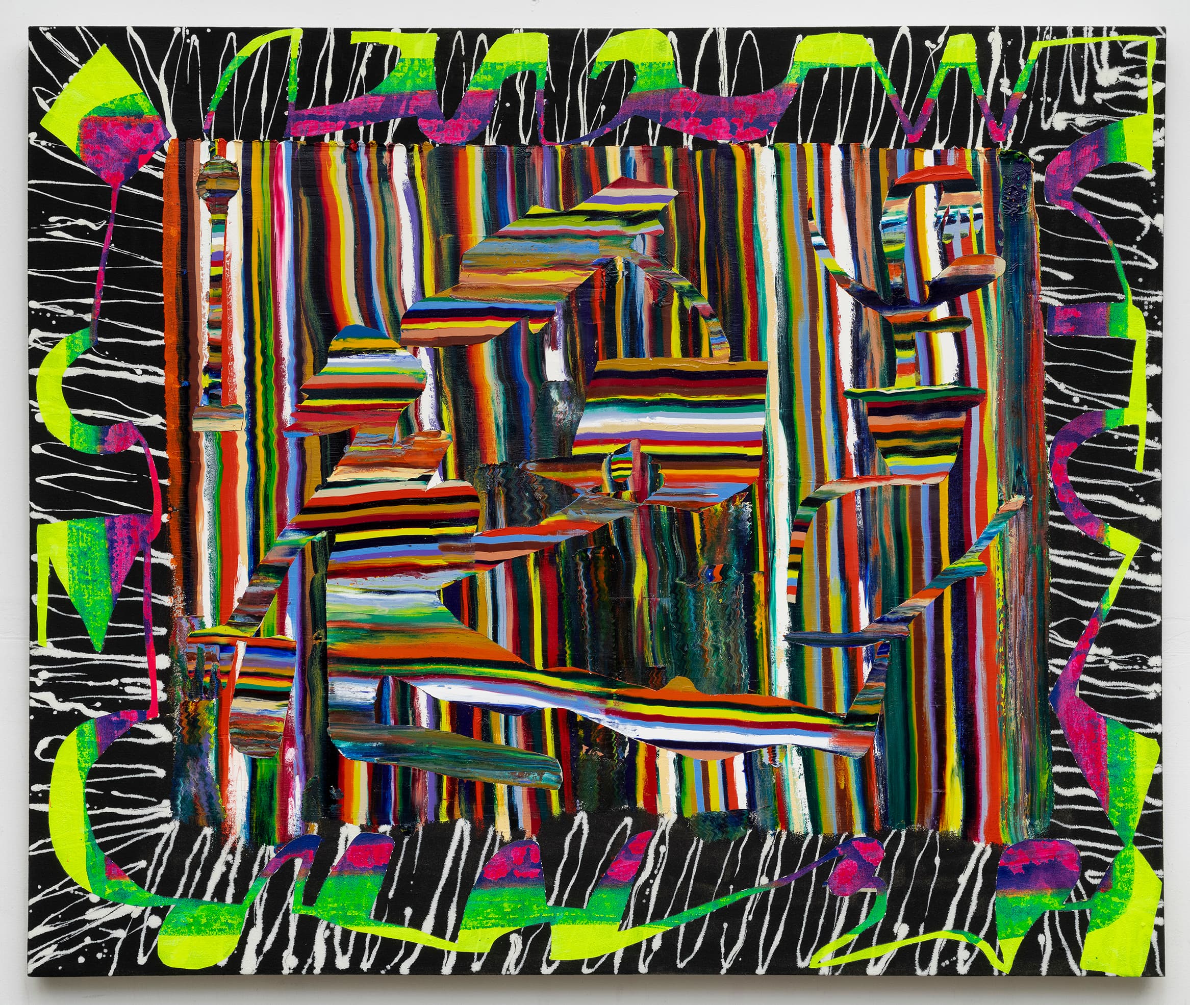 51x61x1.5 - Abstract painting by Zack Goulet from 2020 collection - 51″ × 61″ × 1.5″