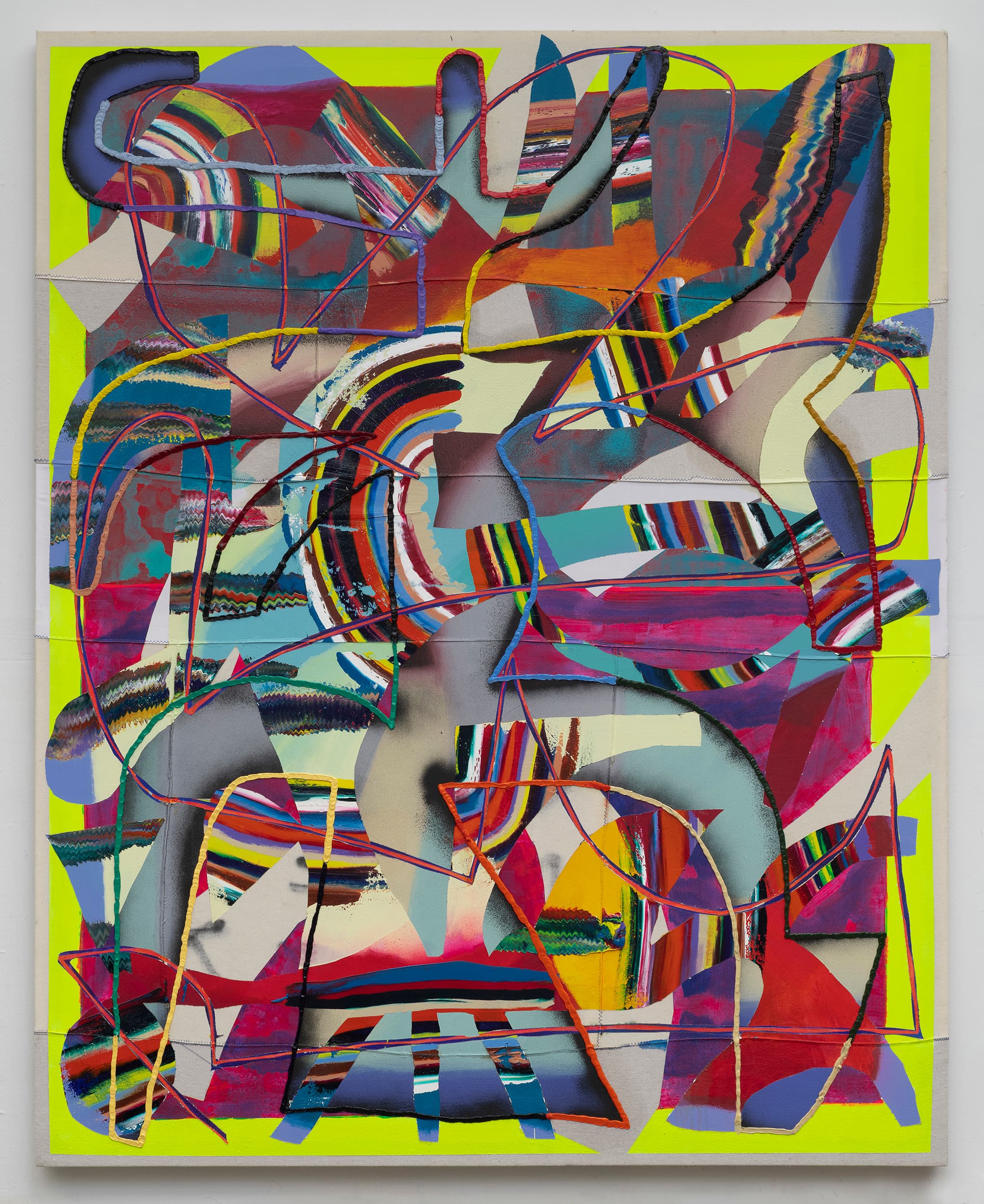 60x48x1.5 - Abstract painting by Zack Goulet from 2020 collection - 60″ × 48″ × 1.5″