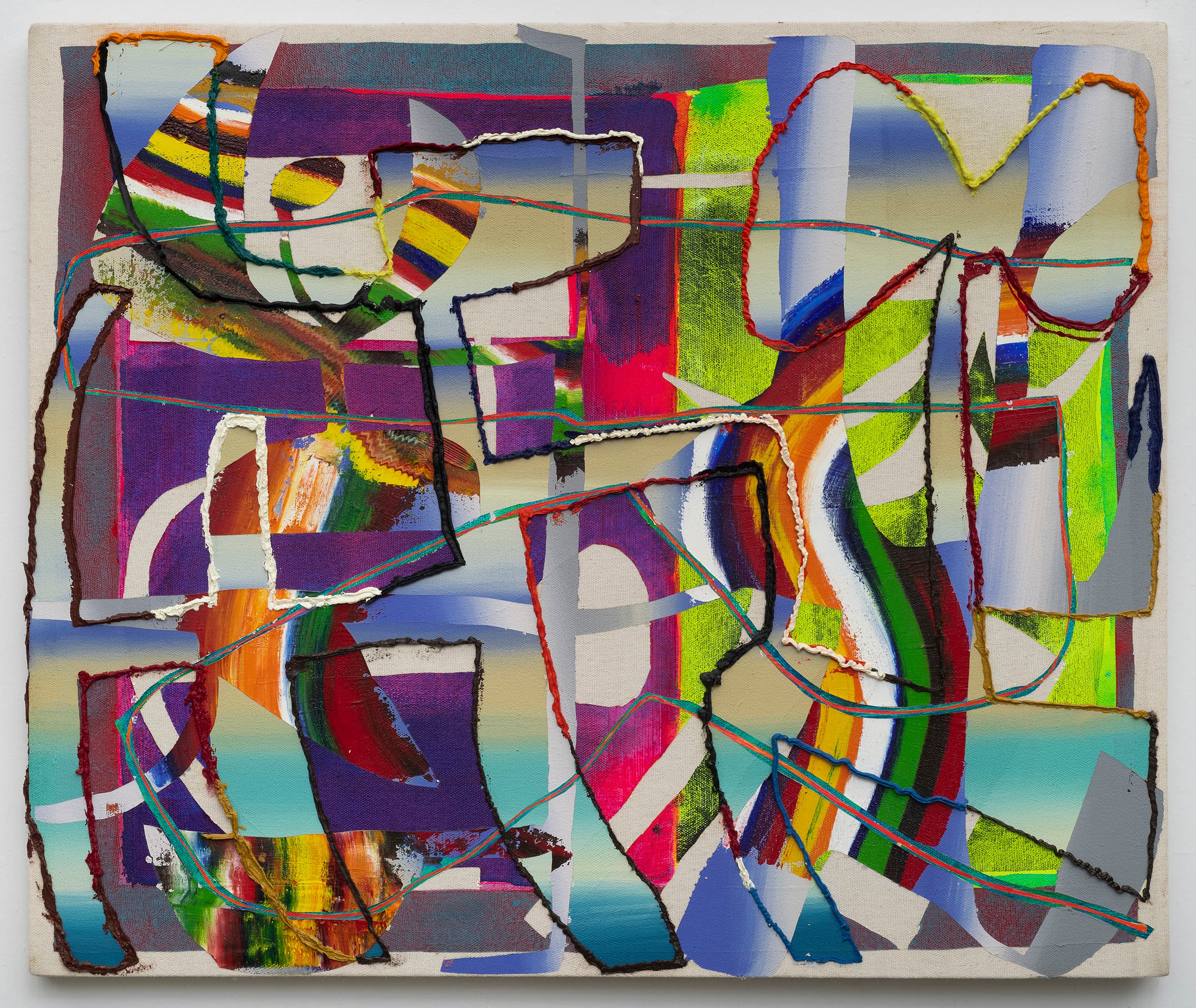 Abstract painting by Zack Goulet