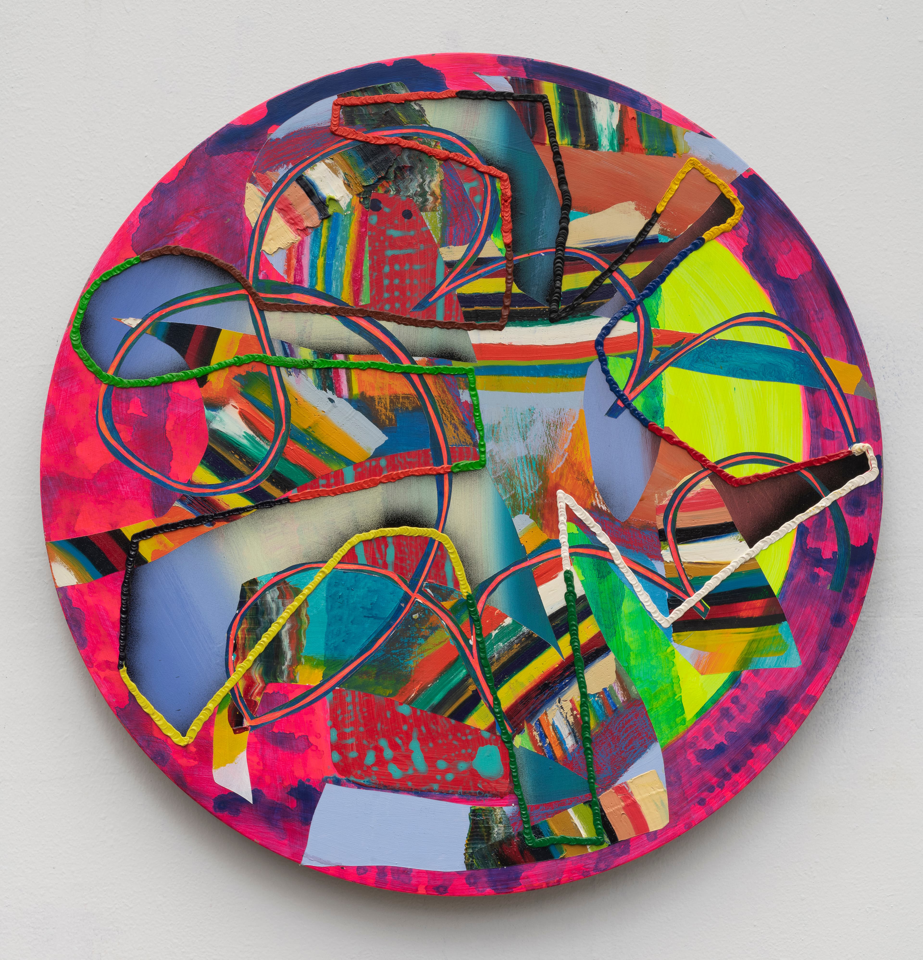 Abstract painting by Zack Goulet