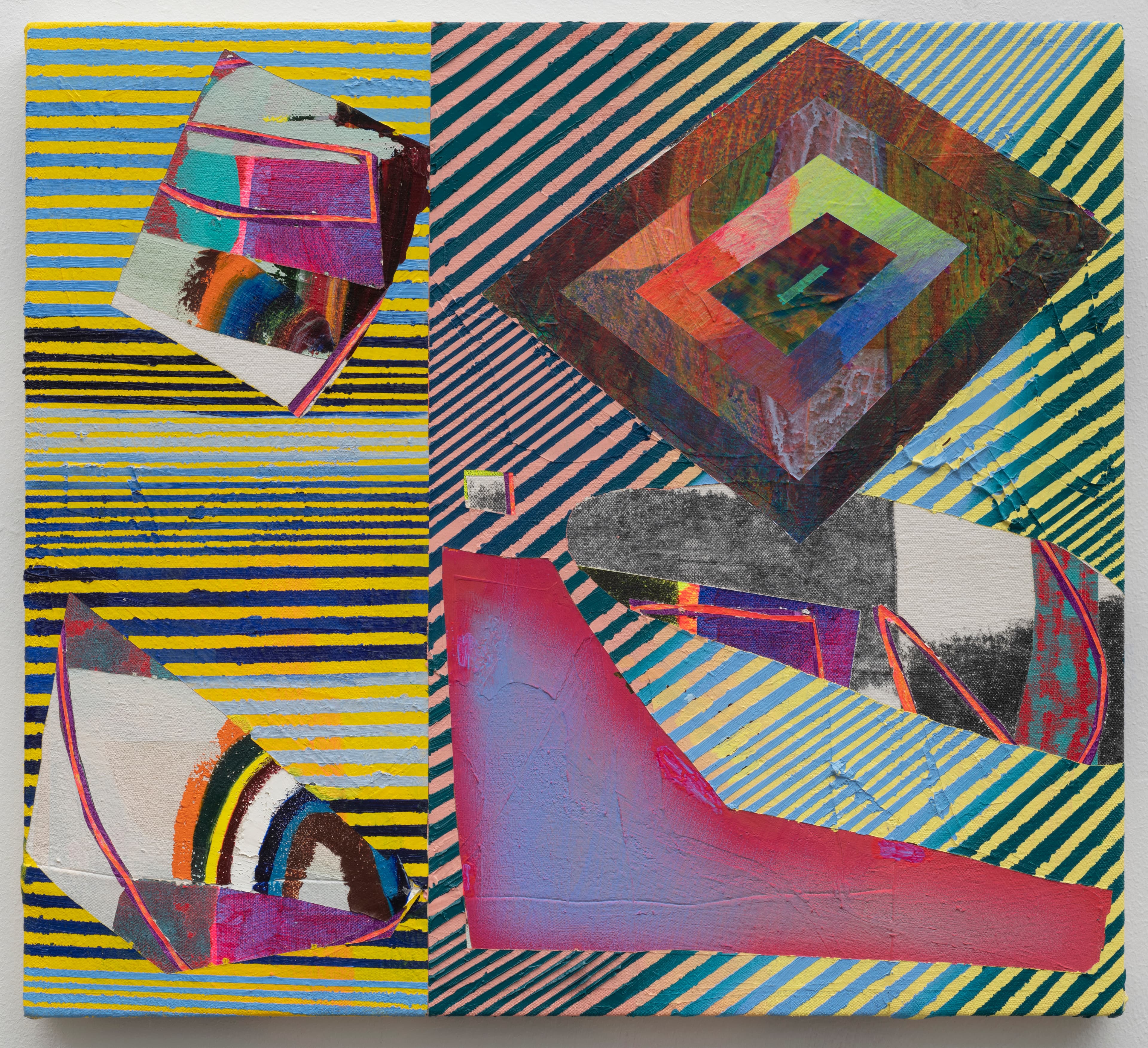18x20x1.5 - Abstract painting by Zack Goulet from 2021 collection - 18″ × 20″ × 1.5″