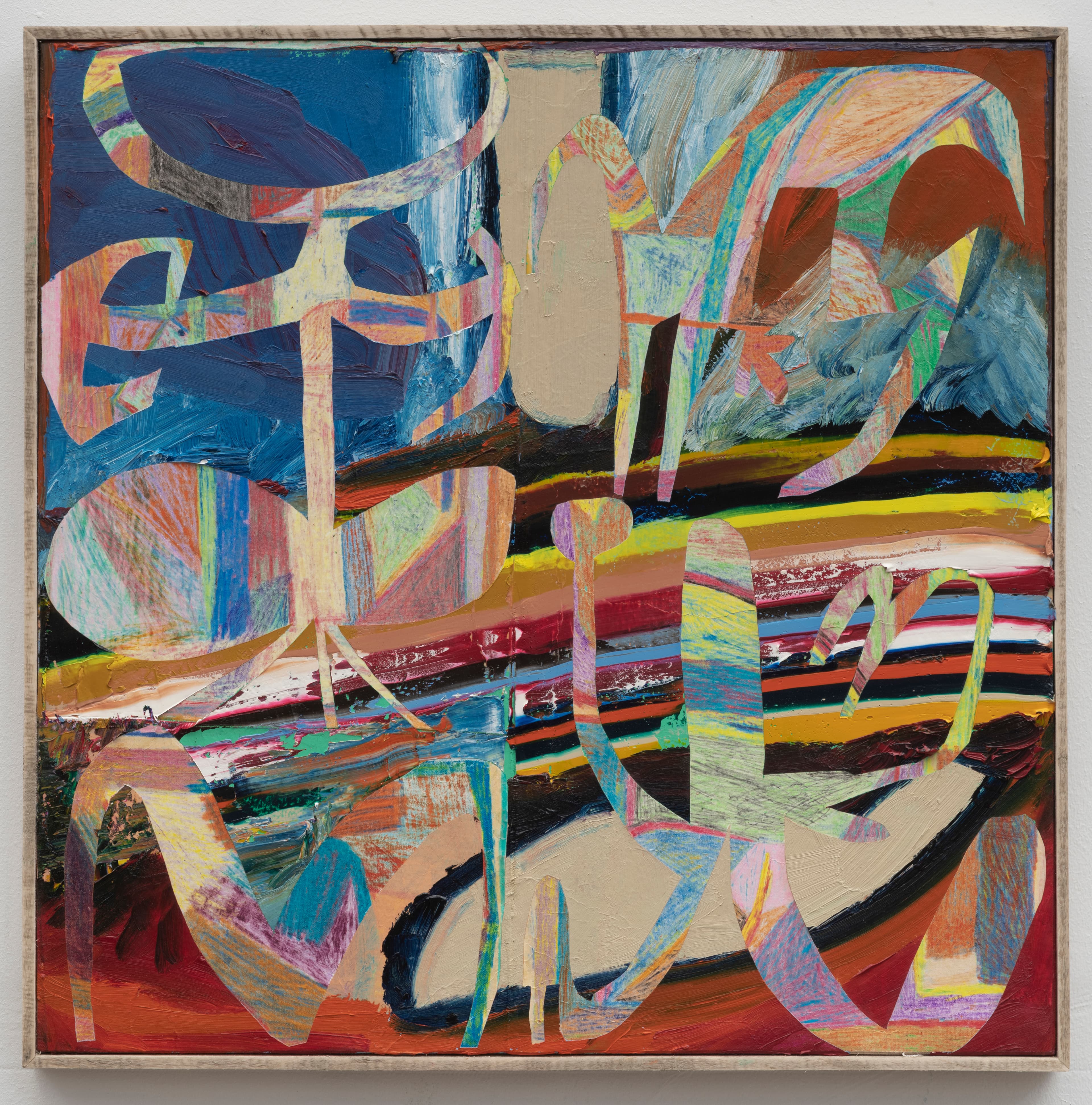 24.5x24.5x1.5 - Abstract painting by Zack Goulet from 2021 collection - 24.5″ × 24.5″ × 1.5″