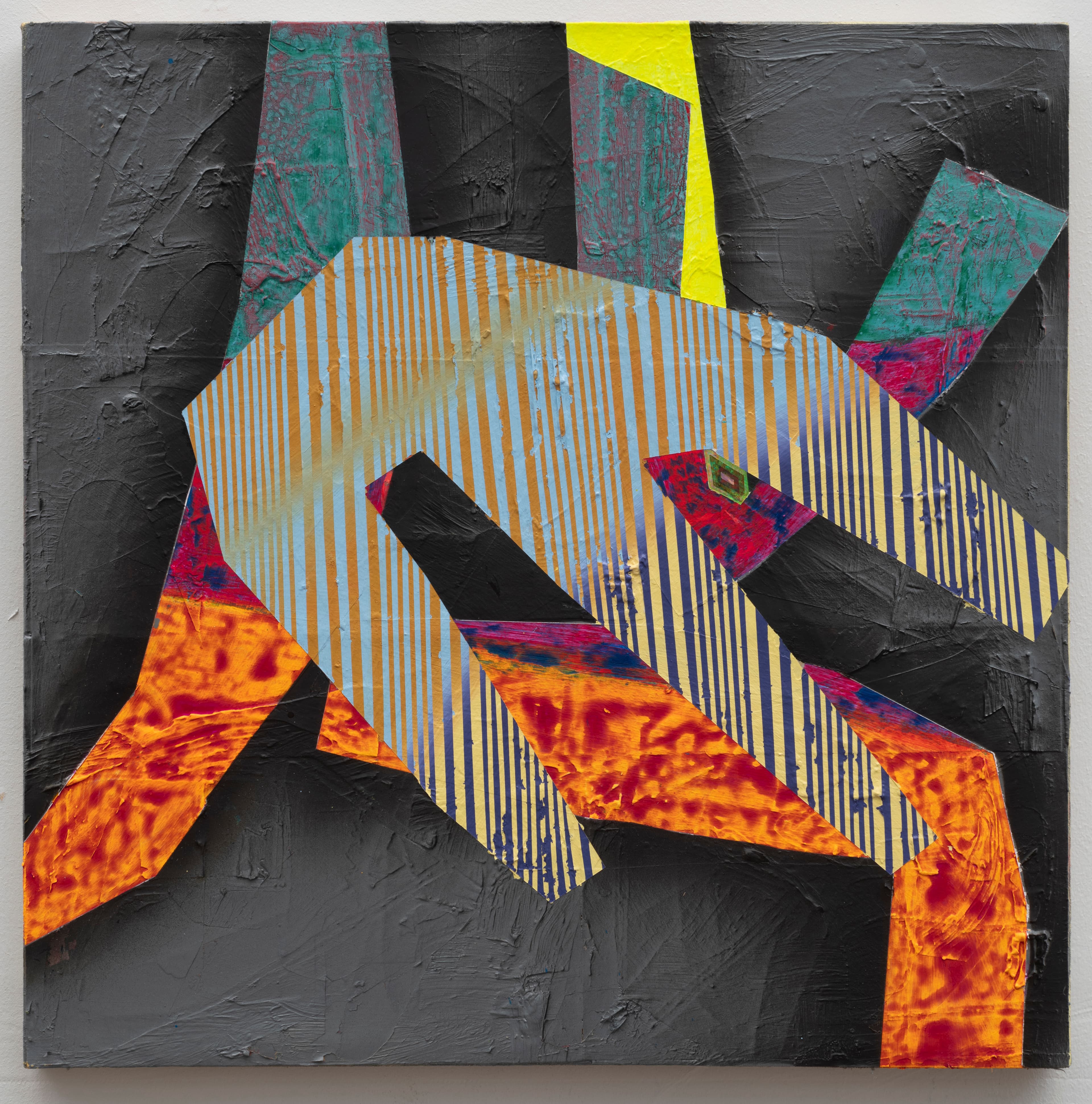 24x24x1.5 - Abstract painting by Zack Goulet from 2021 collection - 24″ × 24″ × 1.5″
