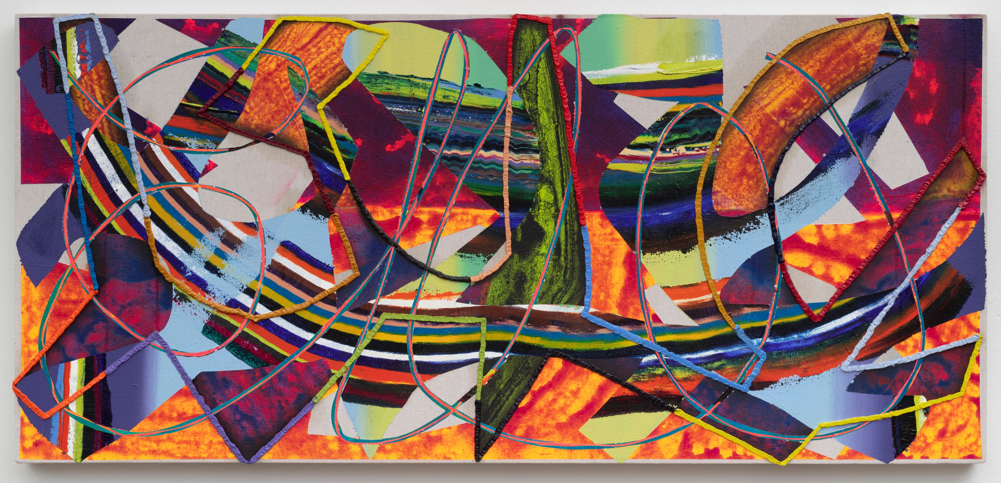 27.5x60x1.5 - Abstract painting by Zack Goulet from 2021 collection - 27.5″ × 60″ × 1.5″