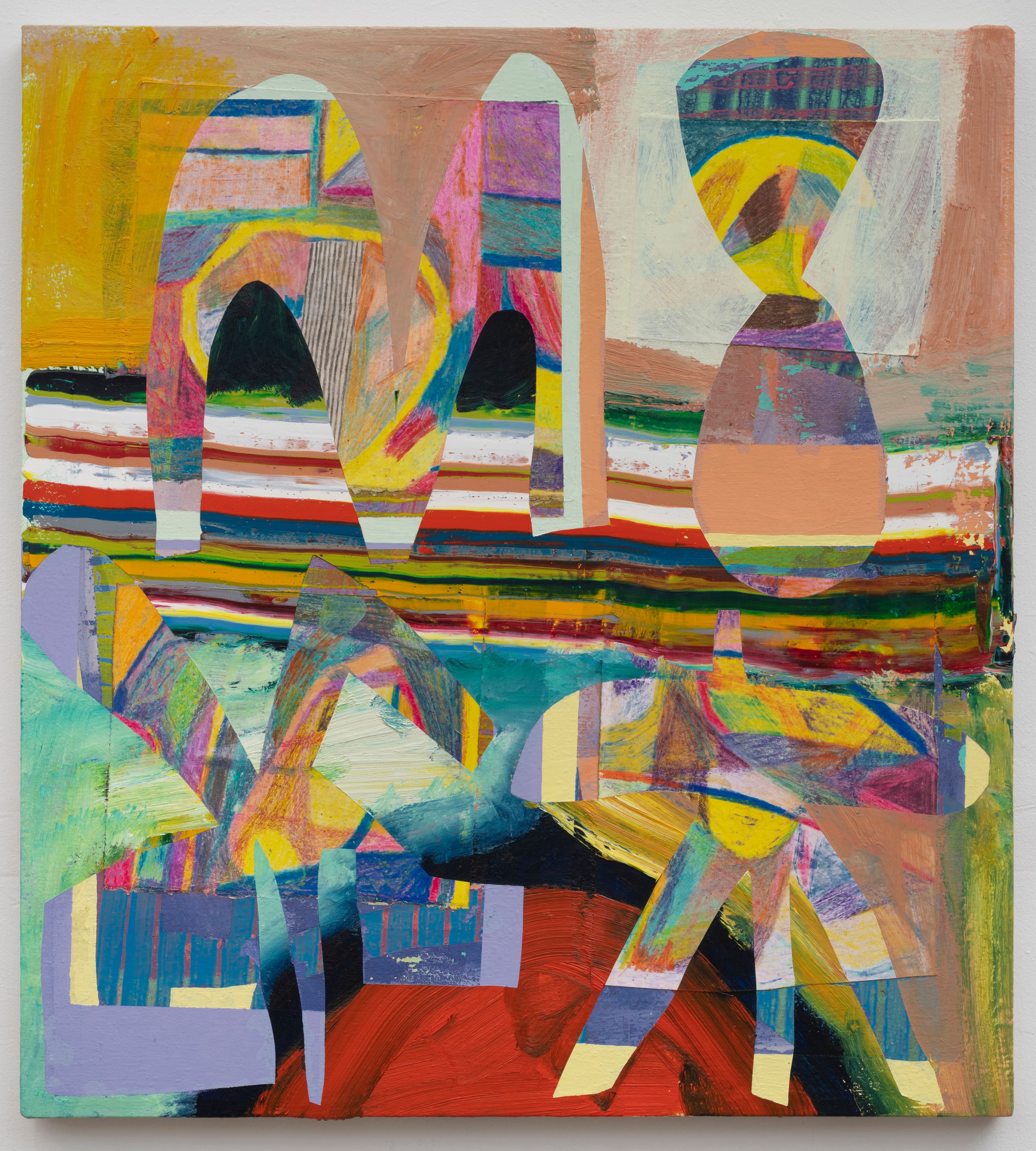 33x30x1.5 - Abstract painting by Zack Goulet from 2021 collection - 33″ × 30″ × 1.5″