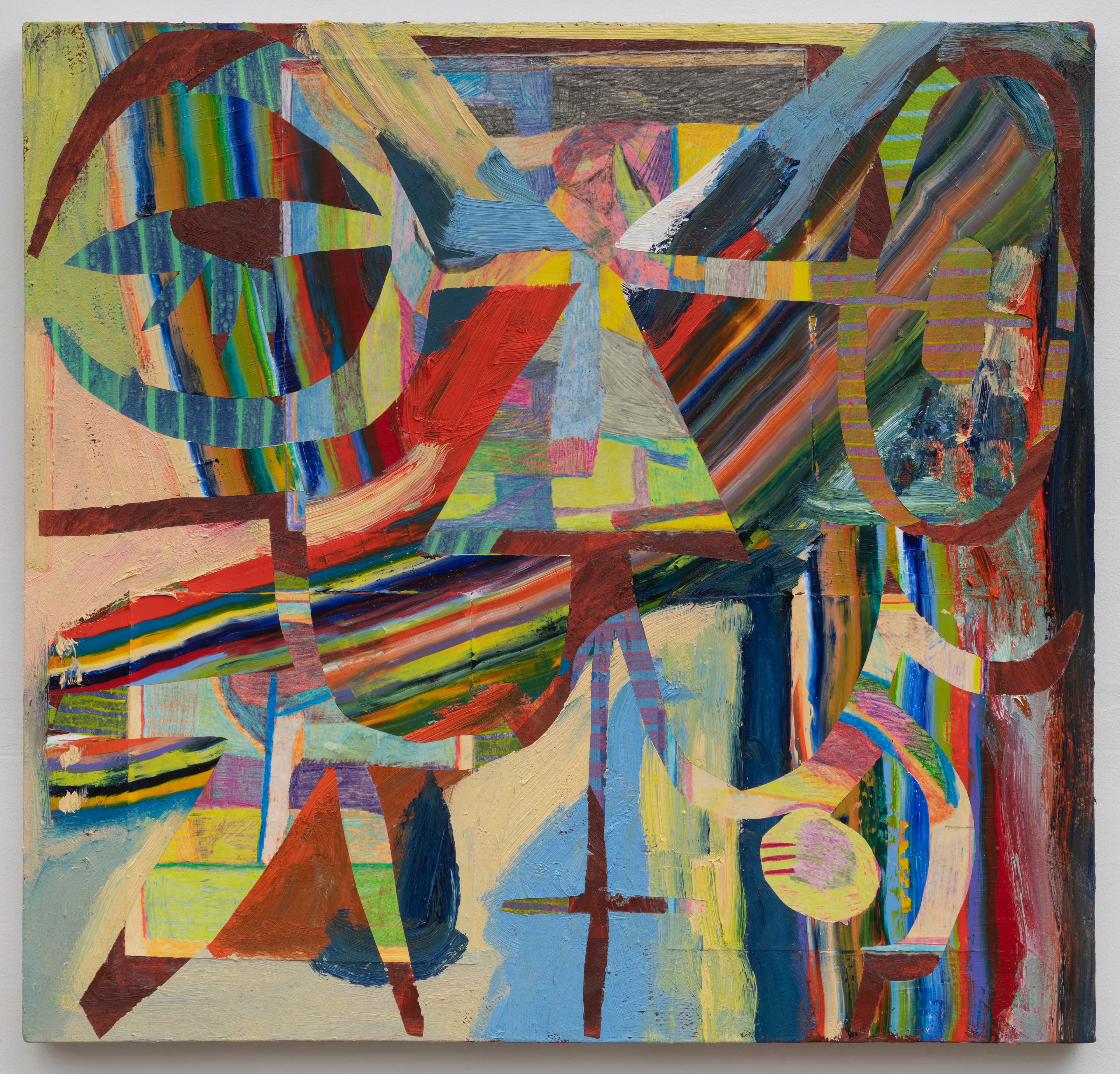 35.5x37.5x1.5 - Abstract painting by Zack Goulet from 2021 collection - 35.5″ × 37.5″ × 1.5″