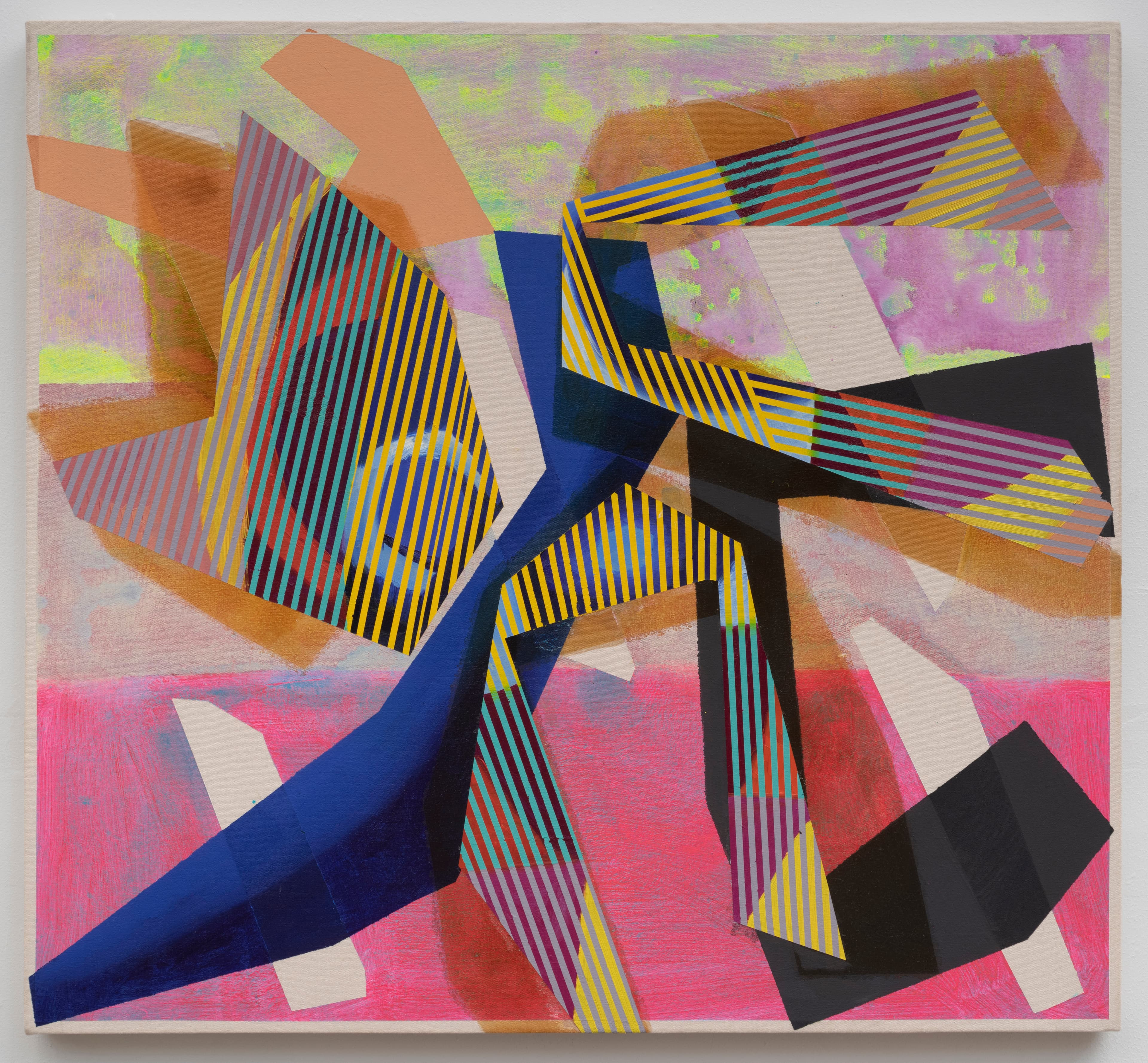 37x40x1.5 - Abstract painting by Zack Goulet from 2021 collection - 37″ × 40″ × 1.5″