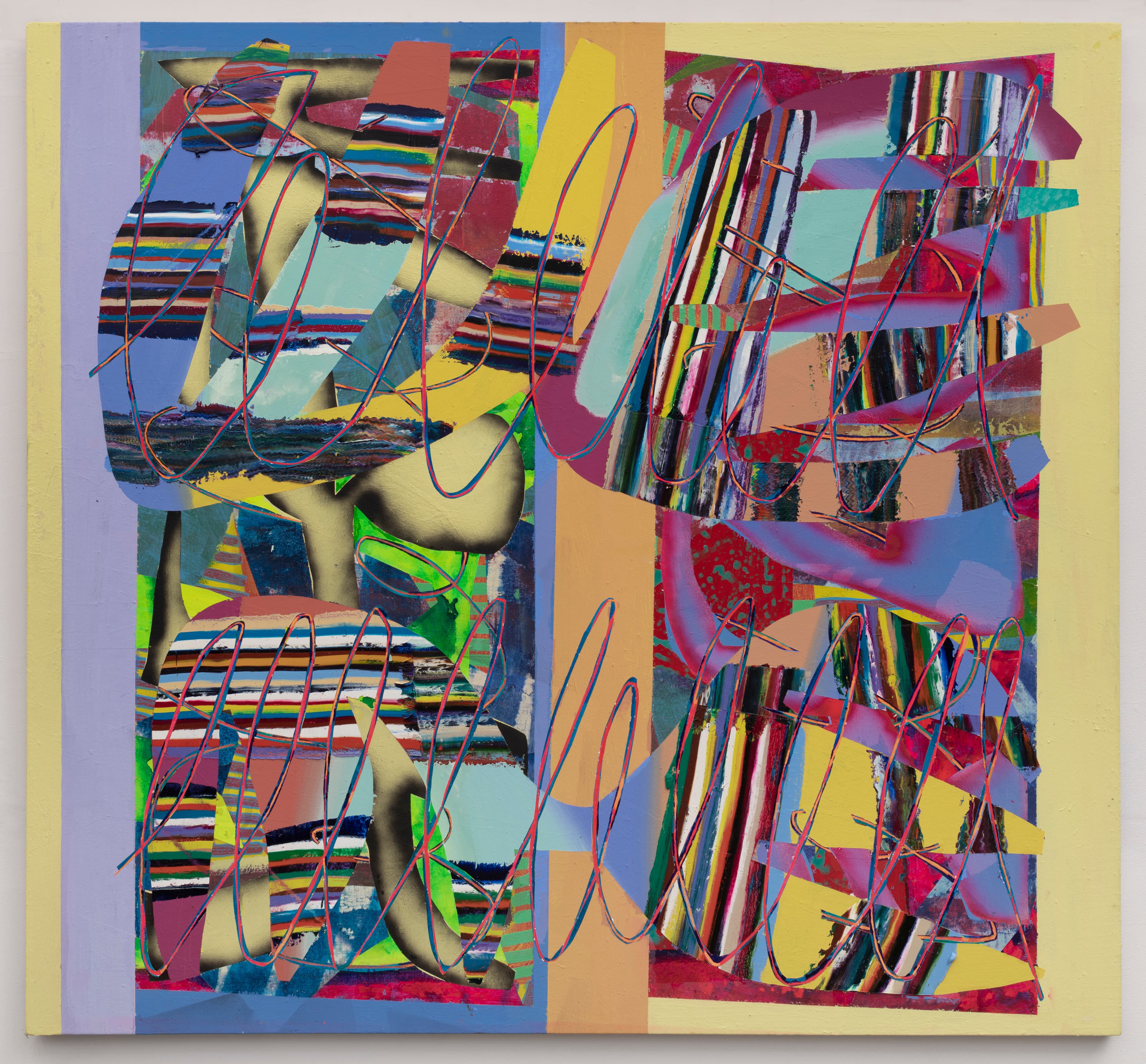 60x65x1.5 - Abstract painting by Zack Goulet from 2021 collection - 60″ × 65″ × 1.5″