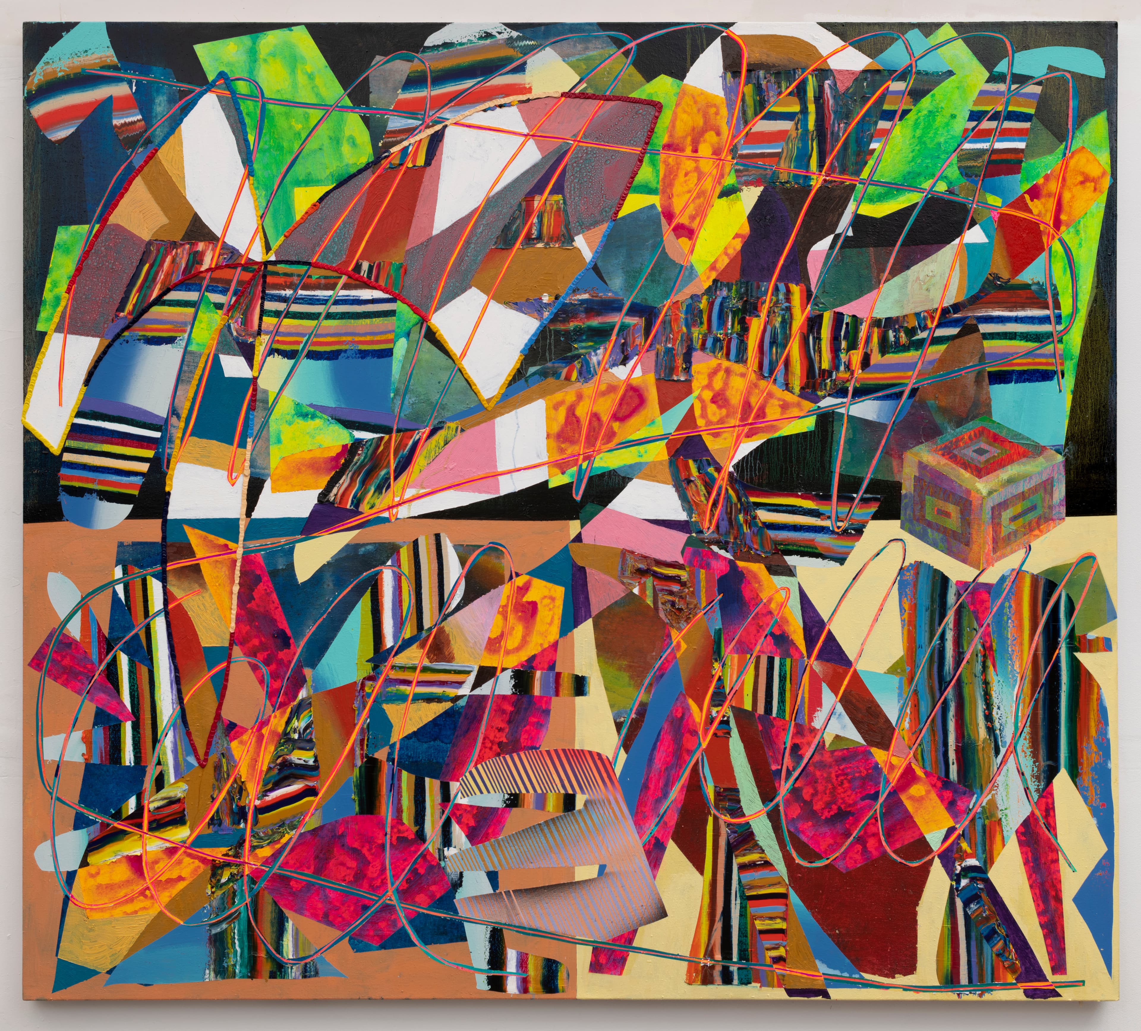 64x72x1.5 - Abstract painting by Zack Goulet from 2021 collection - 64″ × 72″ × 1.5″