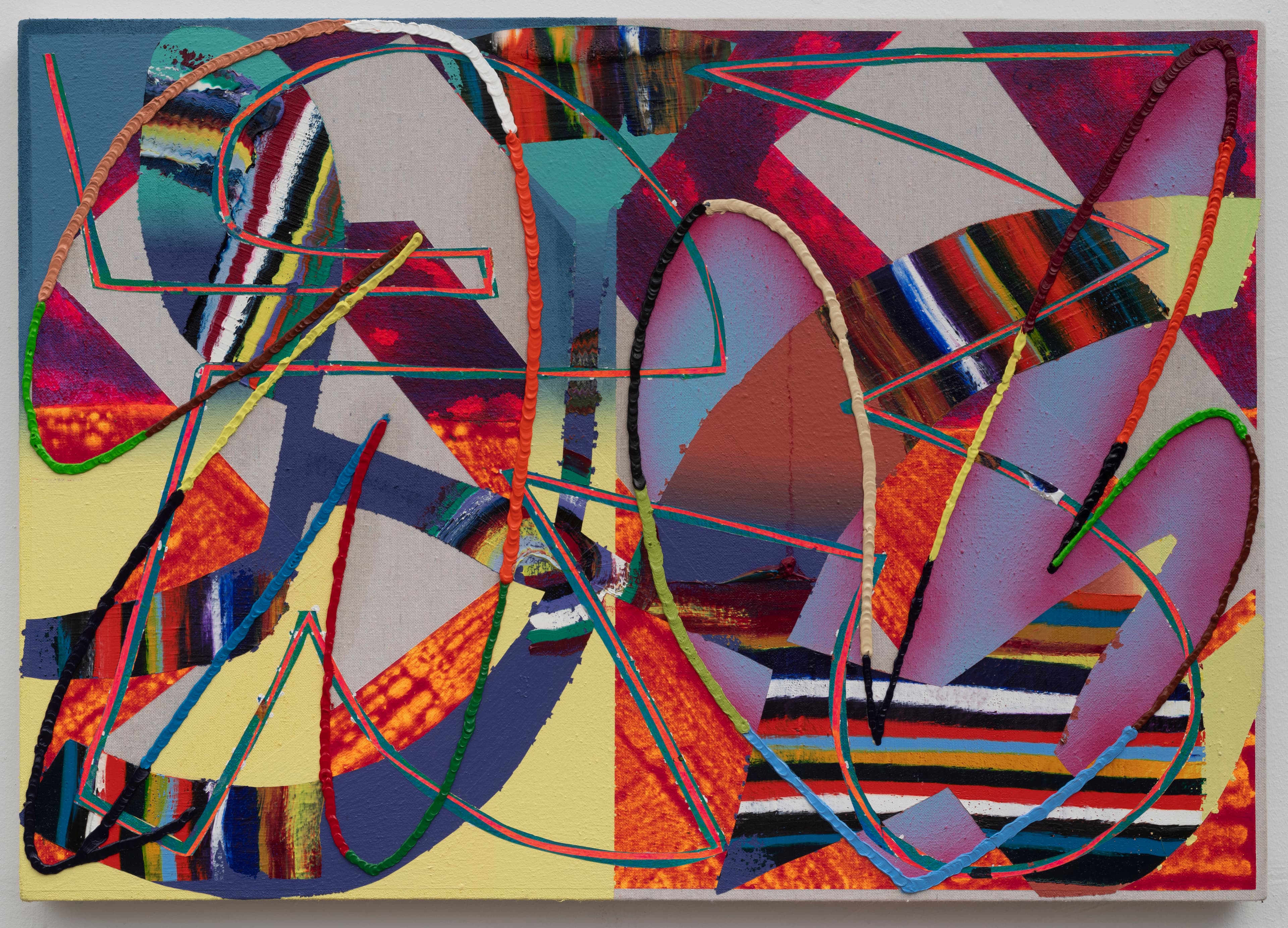 Abstract paintings and artwork from 2021 collection by Zack Goulet