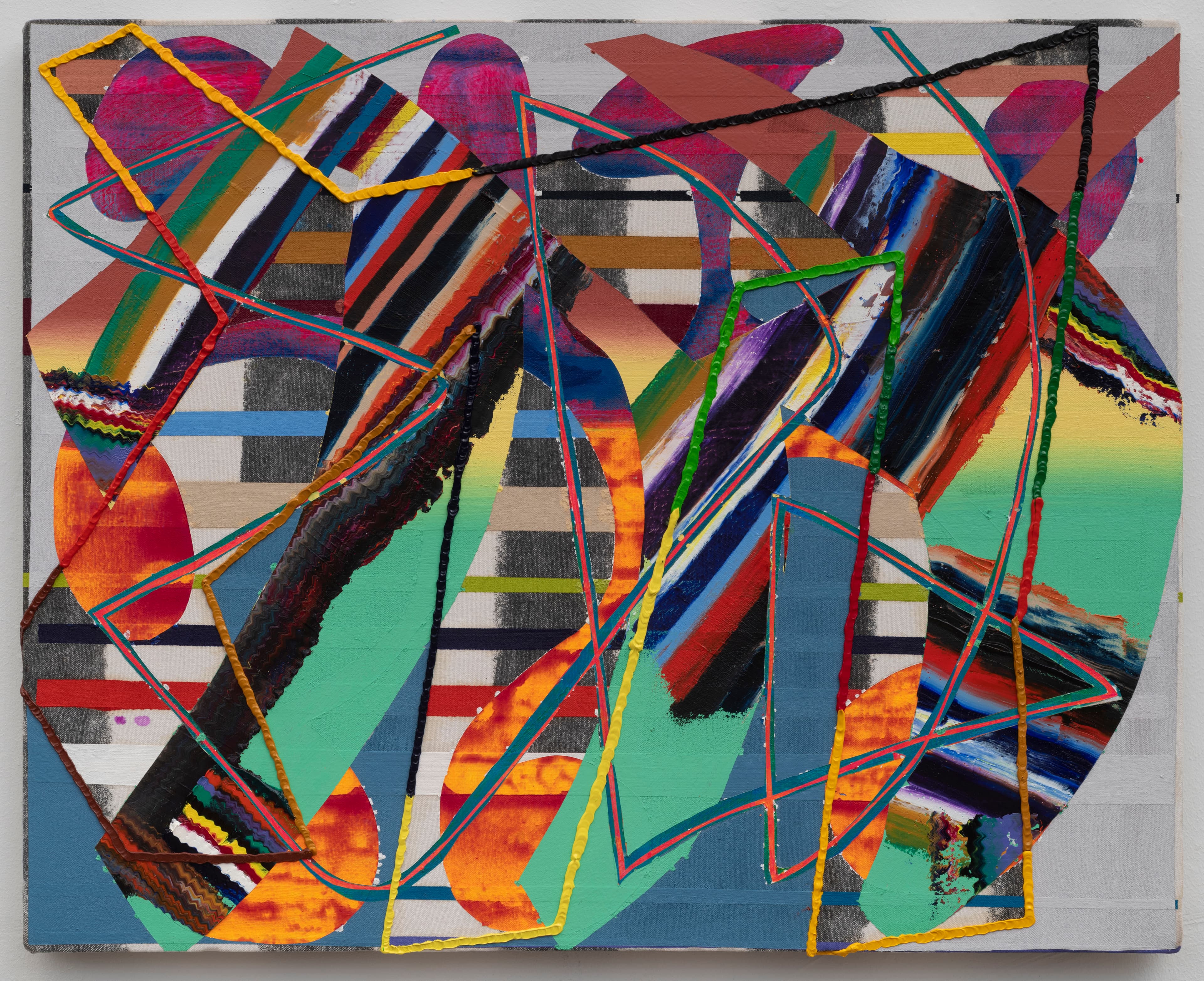 Abstract painting by Zack Goulet