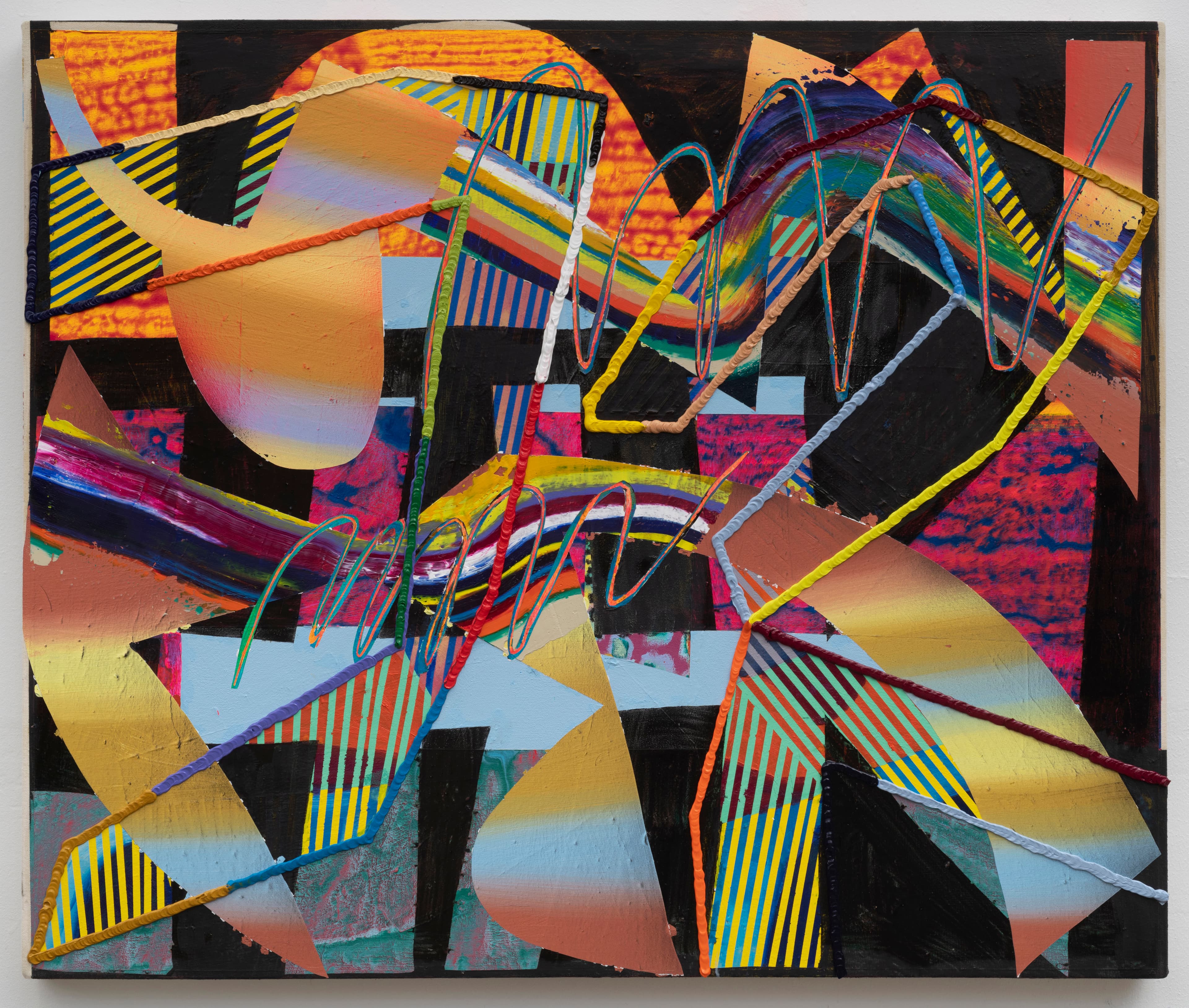 Abstract painting by Zack Goulet