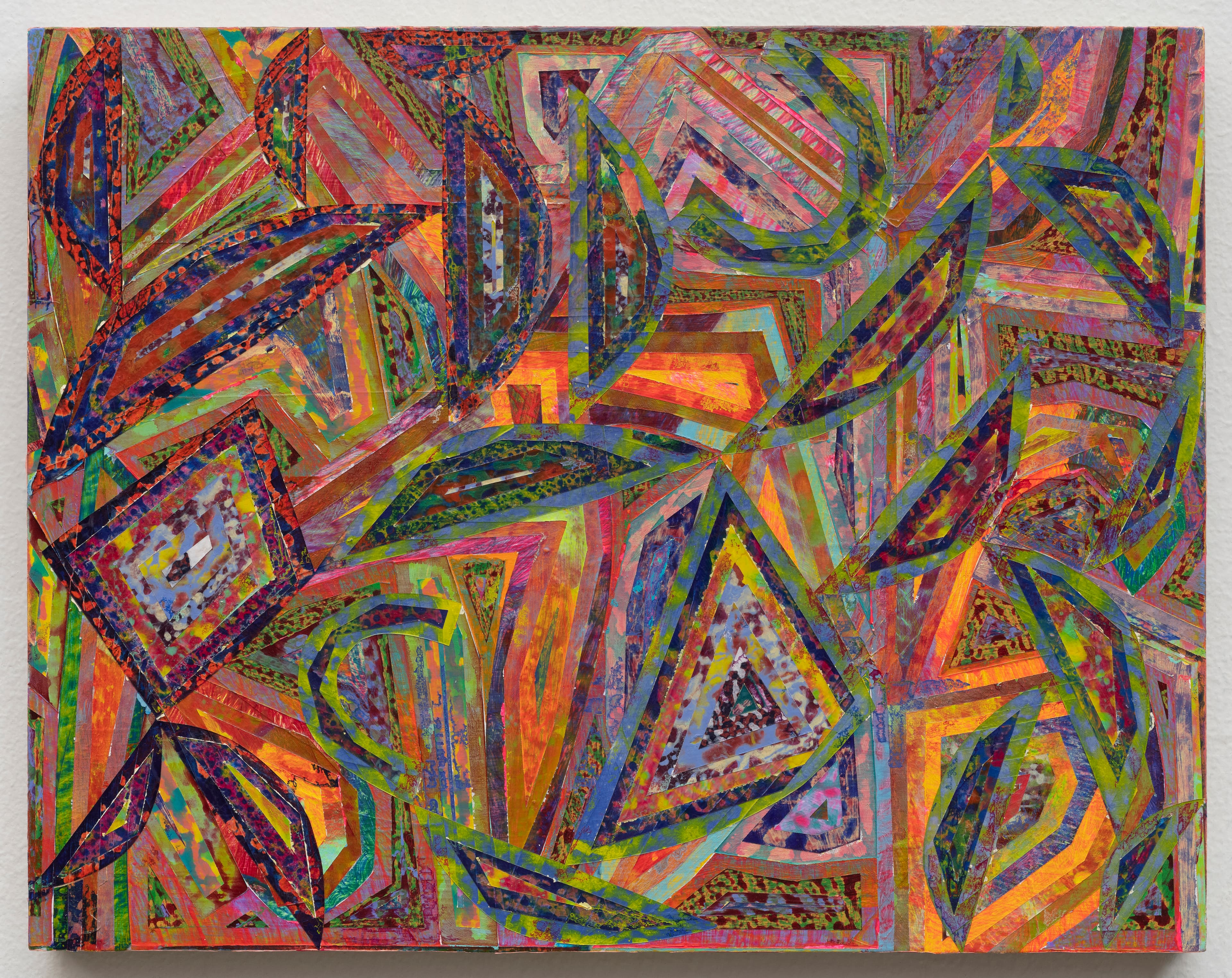 10.75x13.75x1 - Abstract painting by Zack Goulet from 2022 collection - 10.75″ × 13.75″ × 1″