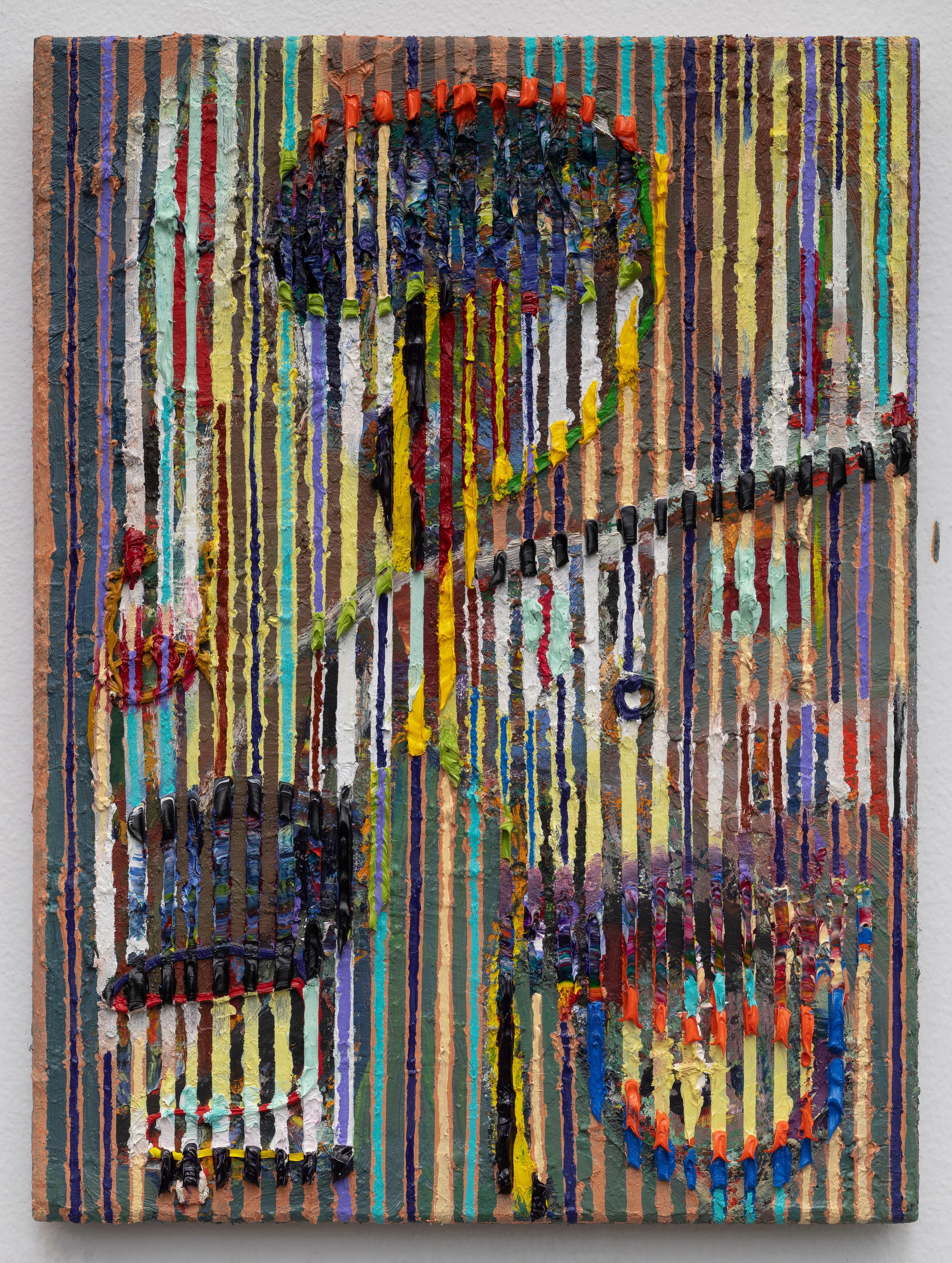 12.5x16.5 - Abstract painting by Zack Goulet from 2022 collection - 12.5″ × 16.5″