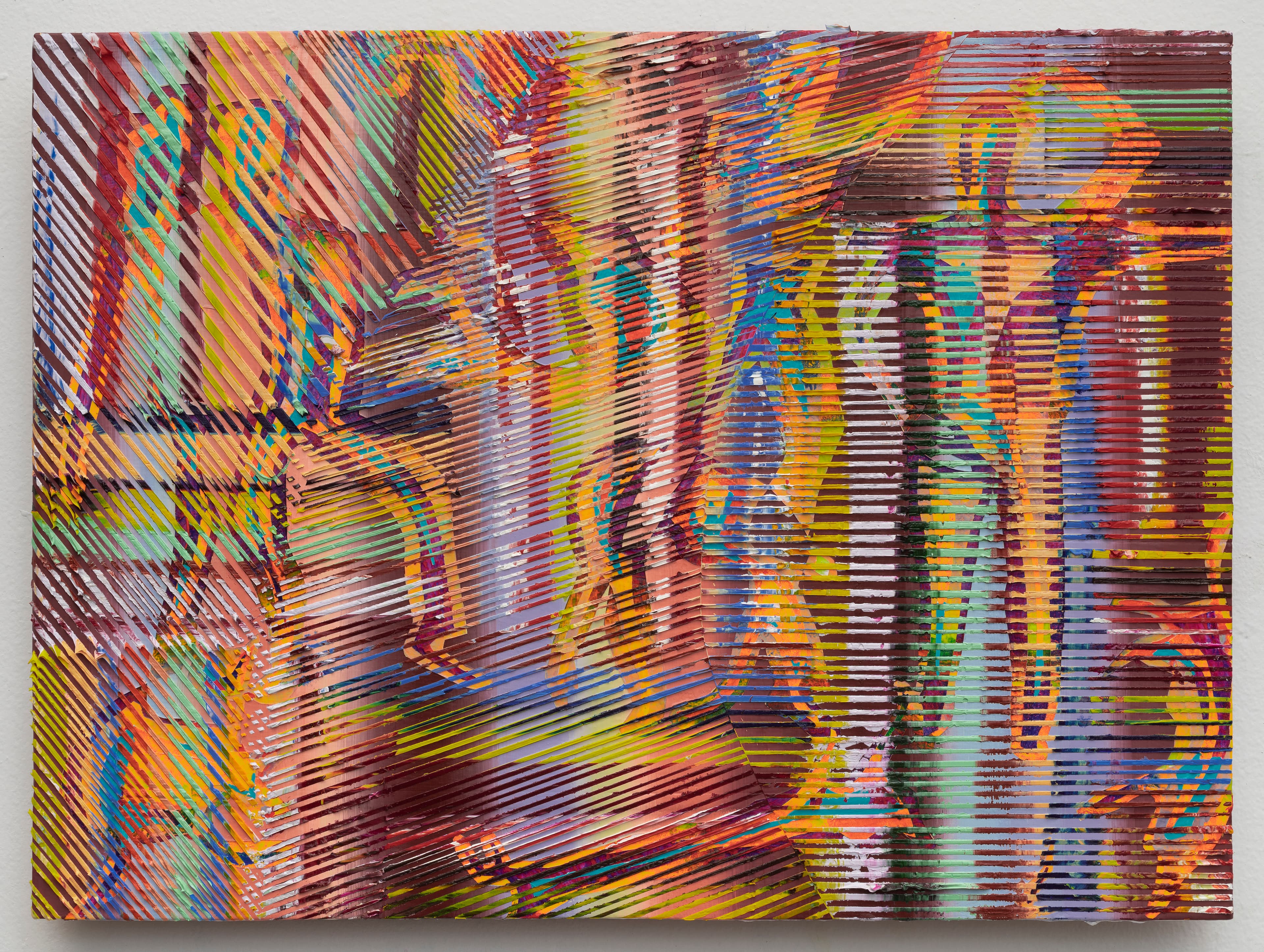14.75x20 - Abstract painting by Zack Goulet from 2022 collection - 14.75″ × 20″