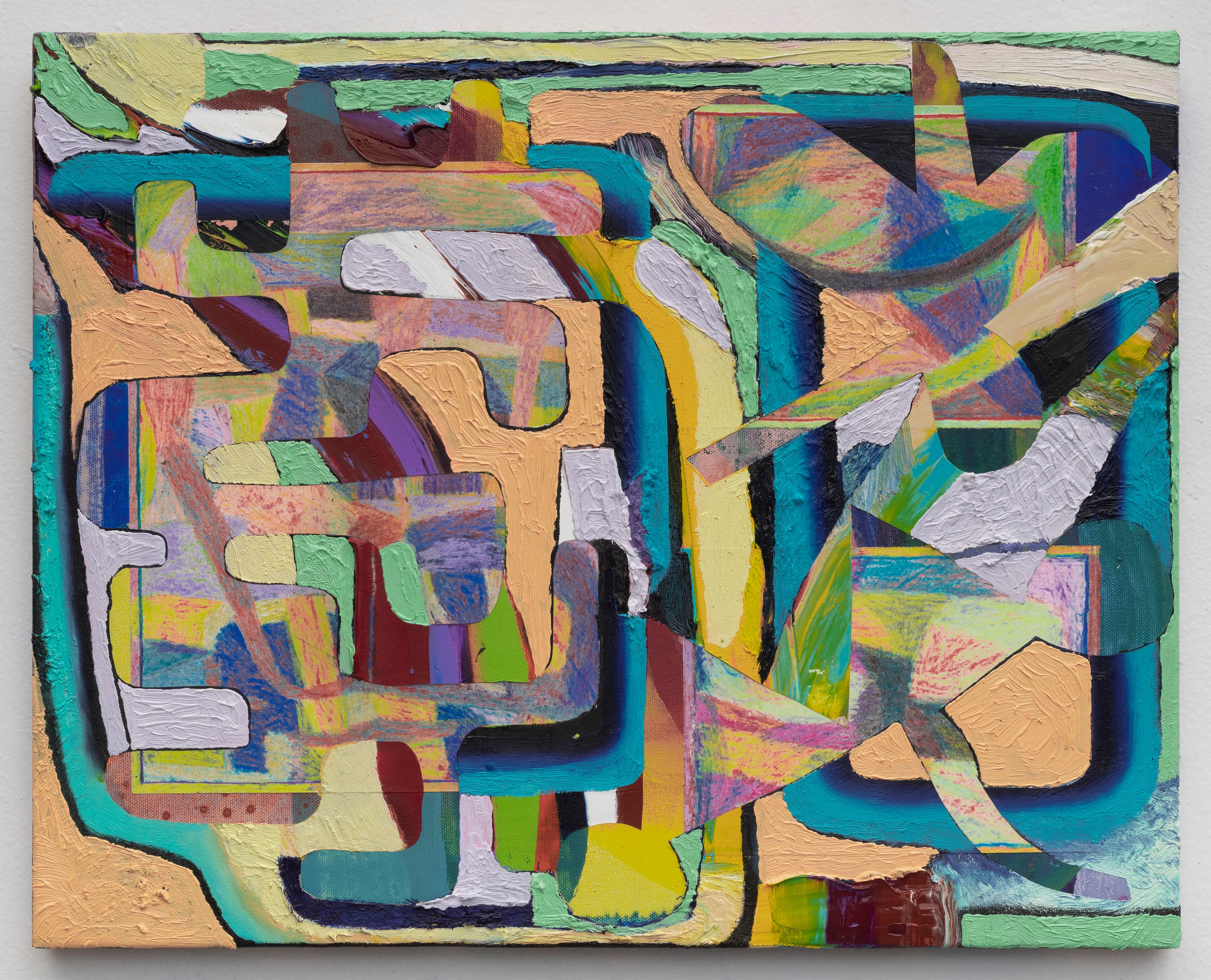 16x20x1 - Abstract painting by Zack Goulet from 2022 collection - 16″ × 20″ × 1″