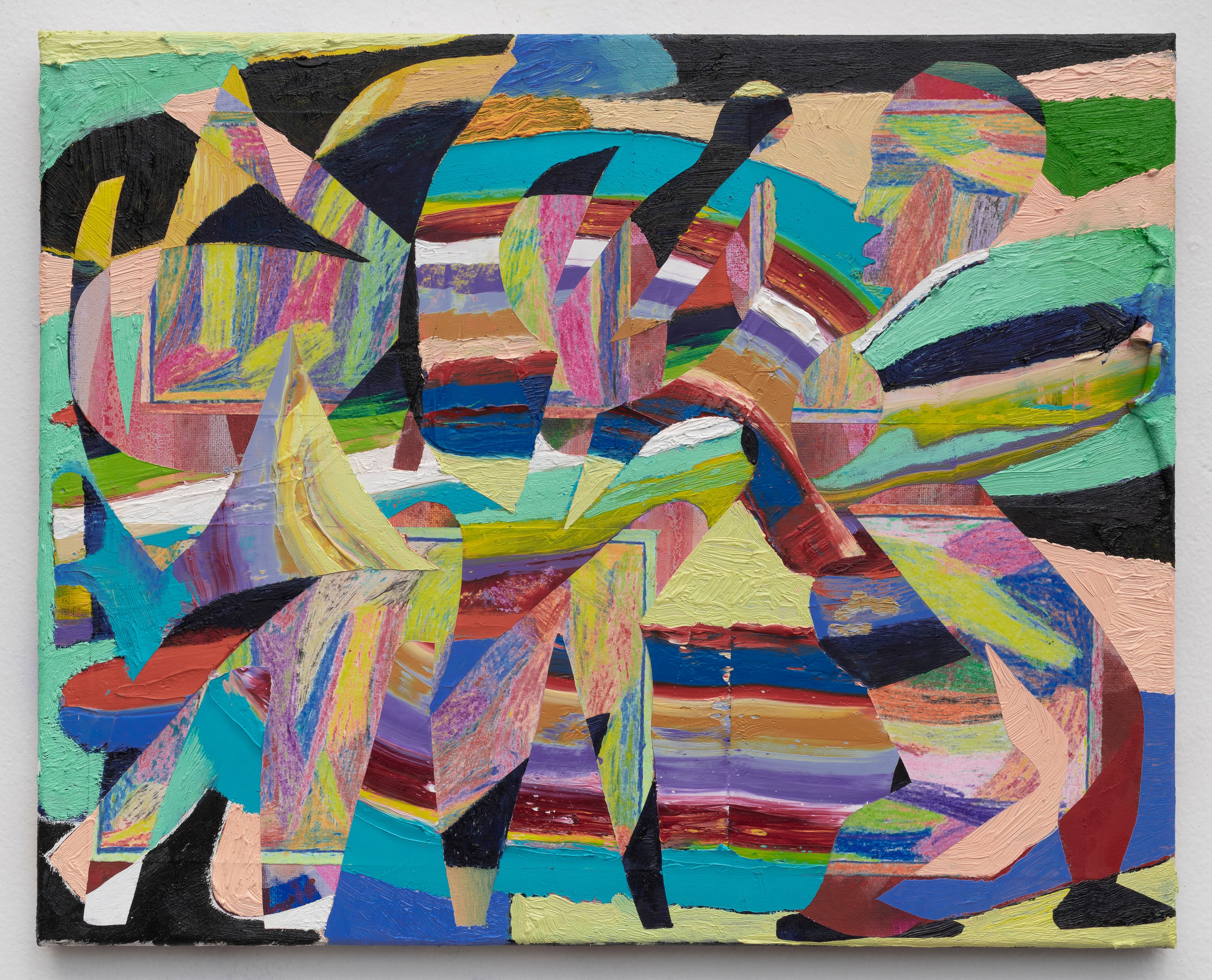 16x20x1 b - Abstract painting by Zack Goulet from 2022 collection - 16″ × 20″ × 1″