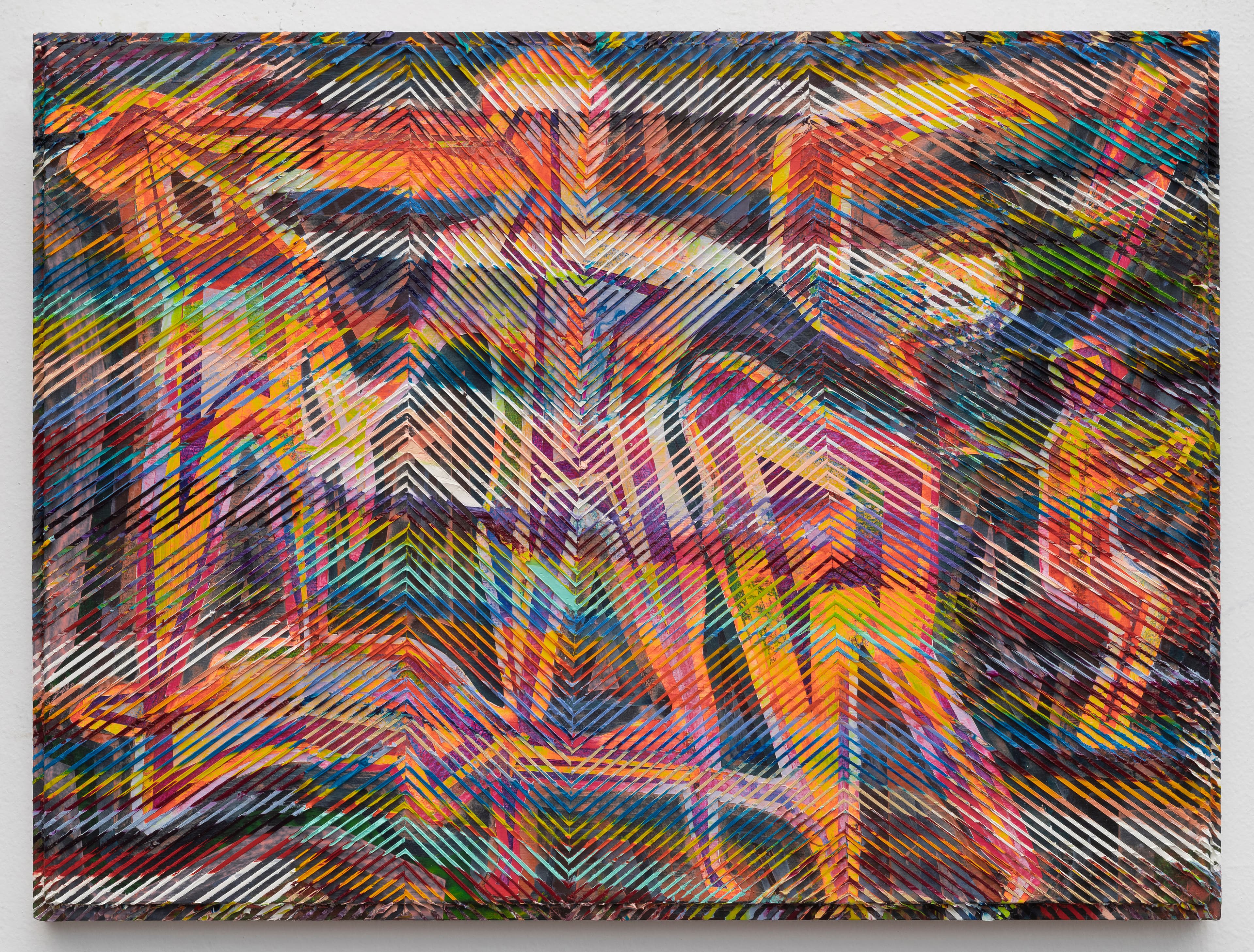 17.75x23.75 - Abstract painting by Zack Goulet from 2022 collection - 17.75″ × 23.75″