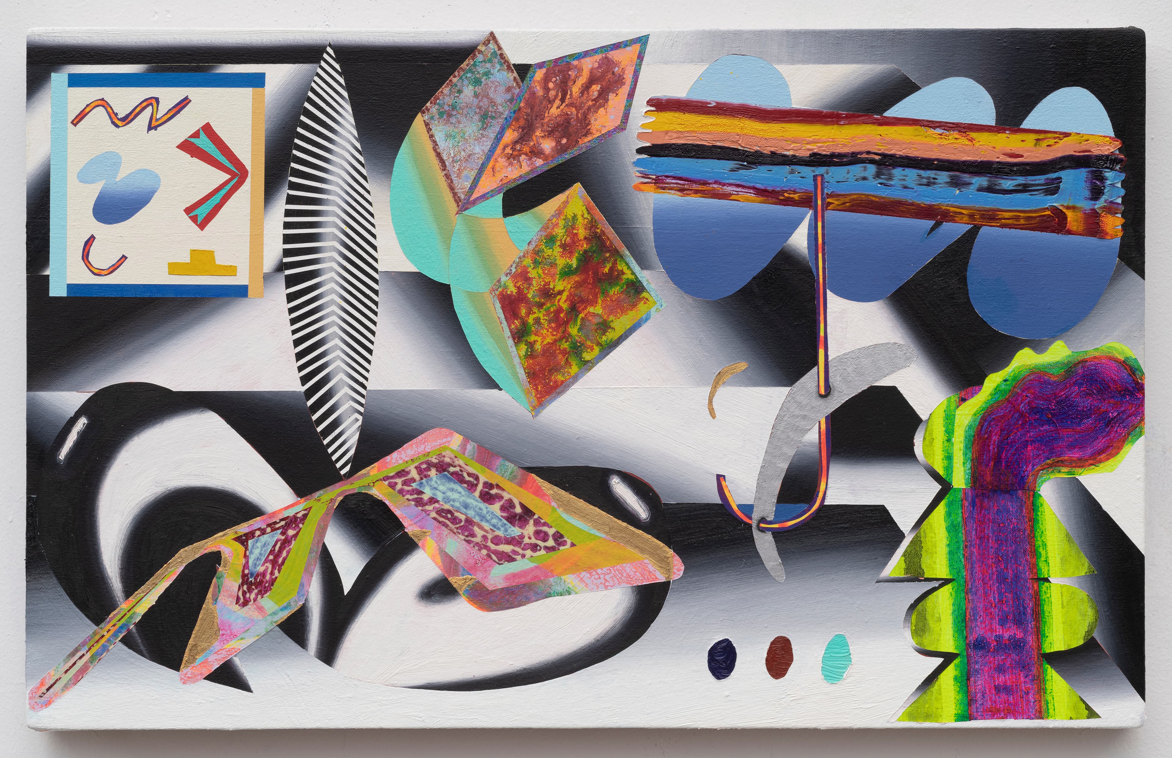 21.5x34 - Abstract painting by Zack Goulet from 2022 collection - 21.5″ × 34″