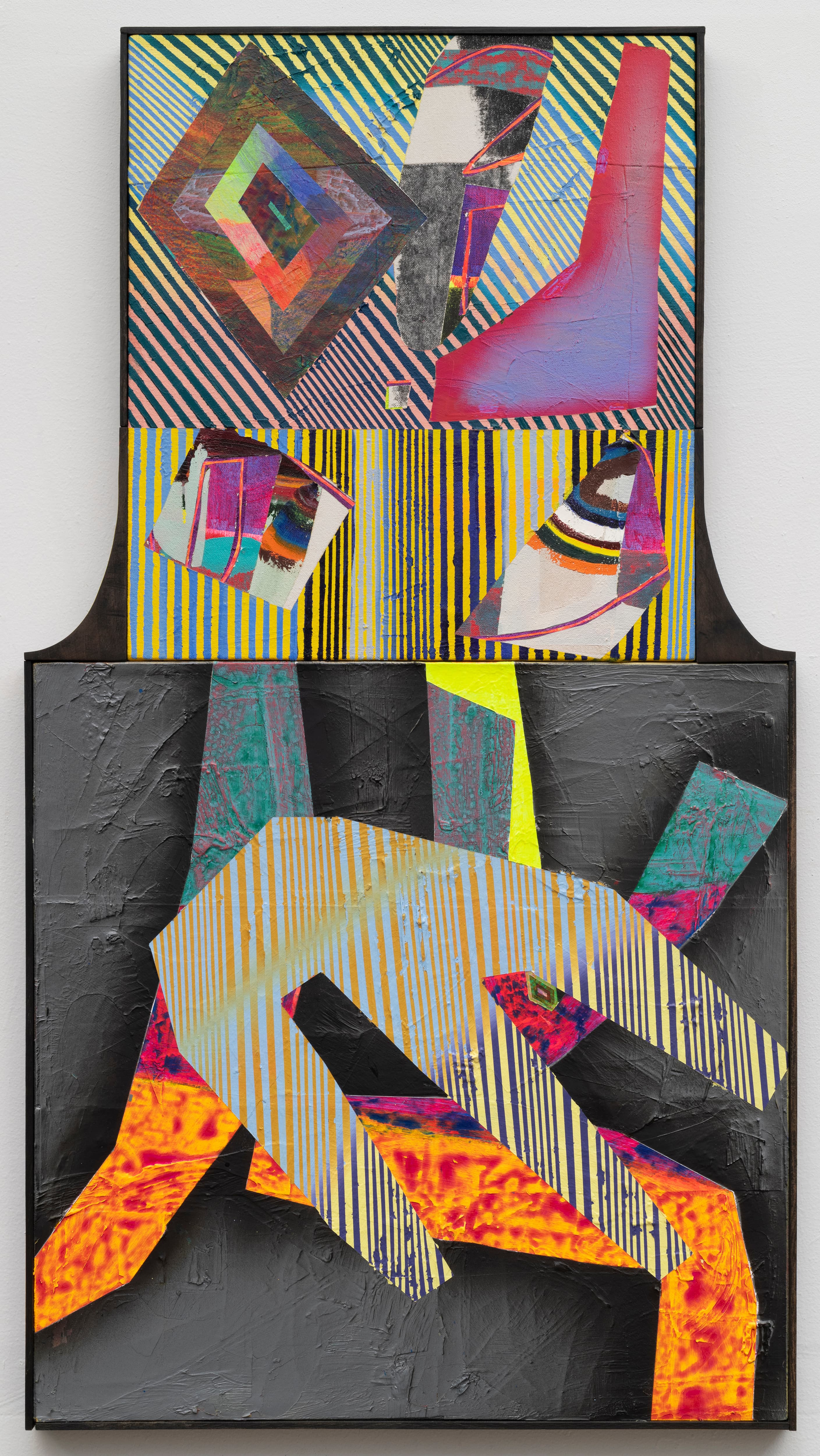 24.5x44.5x1.75 - Abstract painting by Zack Goulet from 2022 collection - 24.5″ × 44.5″ × 1.75″