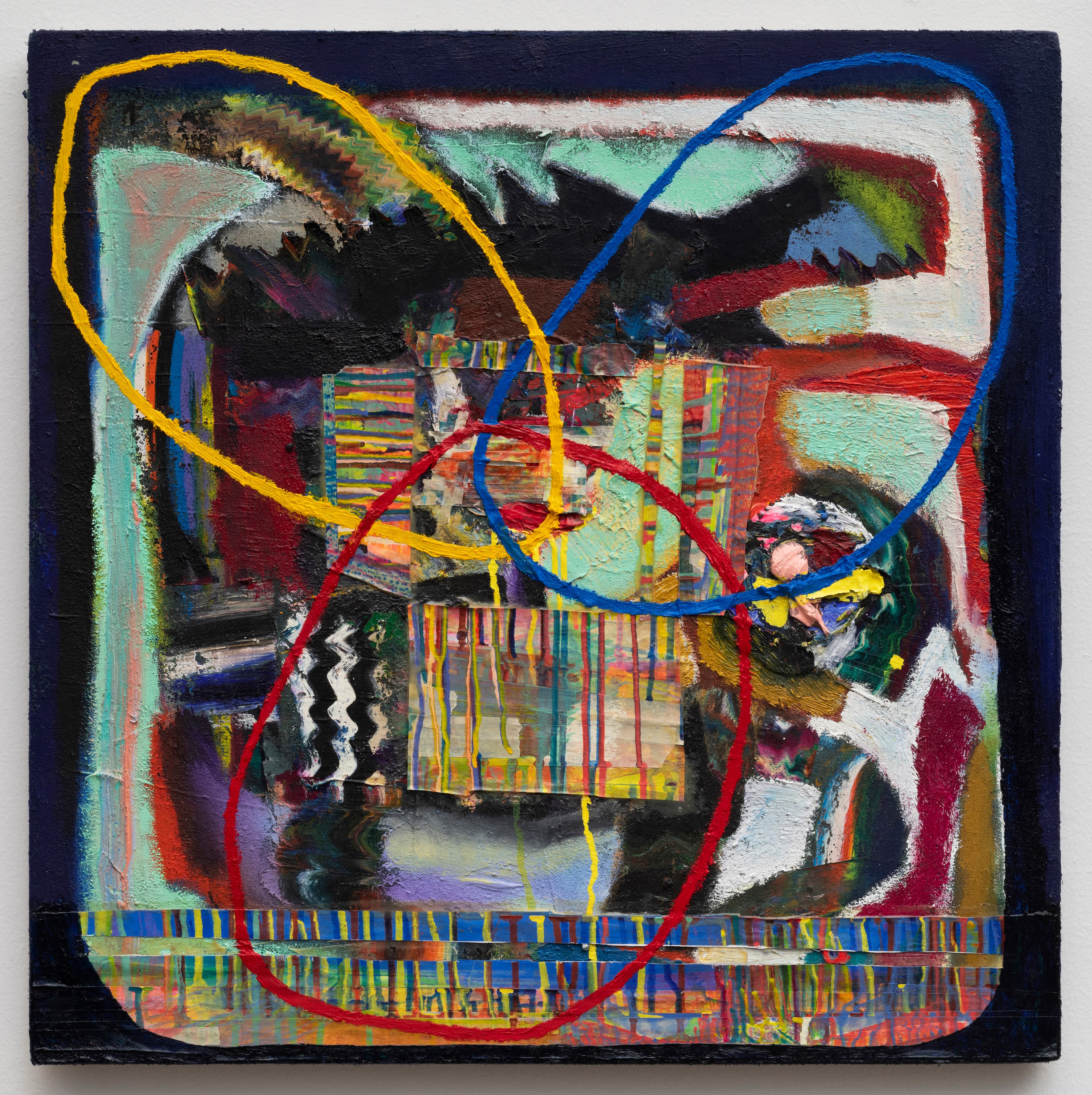 24x24x1 - Abstract painting by Zack Goulet from 2022 collection - 24″ × 24″ × 1″