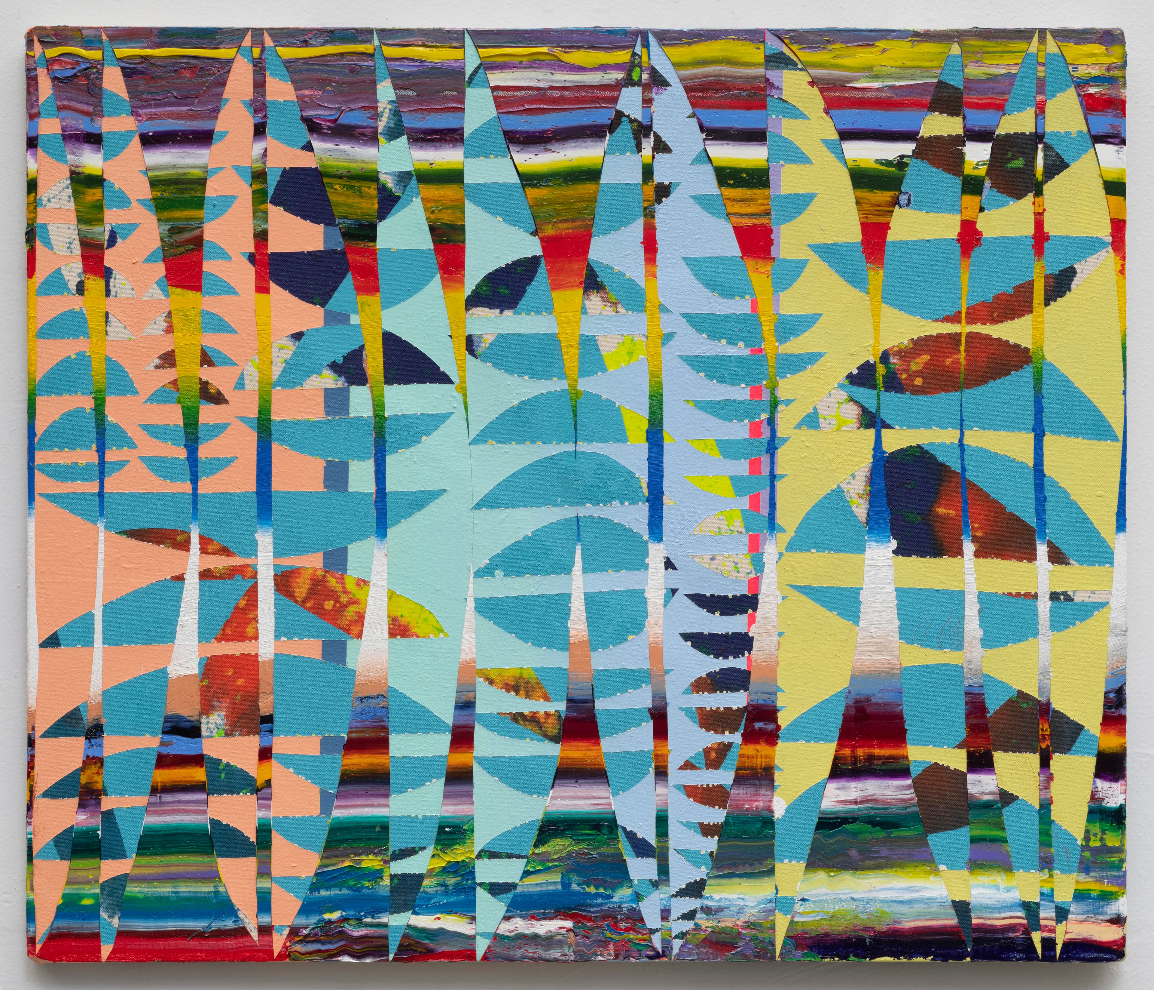 24x28x1 - Abstract painting by Zack Goulet from 2022 collection - 24″ × 28″ × 1″