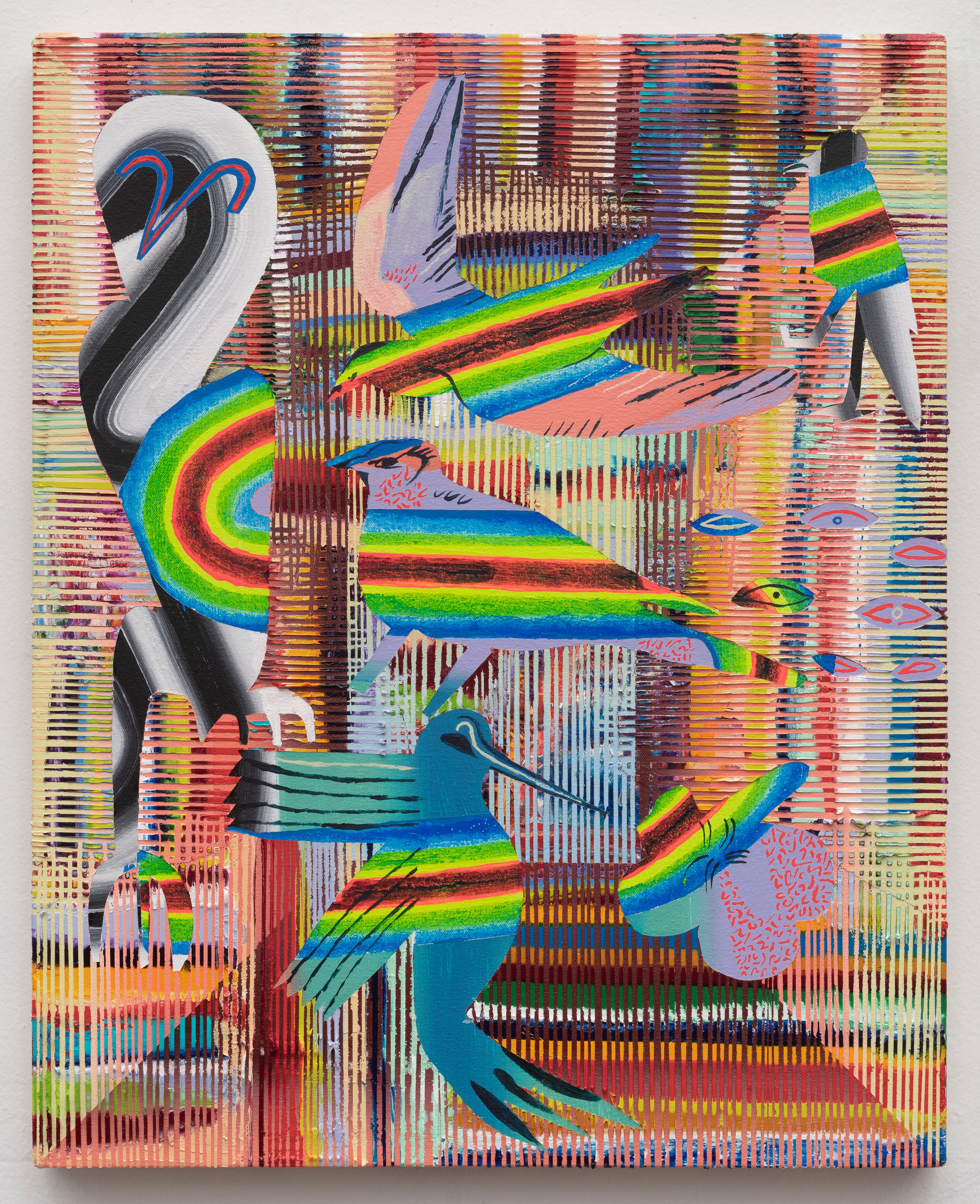 25.5x21.5 - Abstract painting by Zack Goulet from 2022 collection - 25.5″ × 21.5″