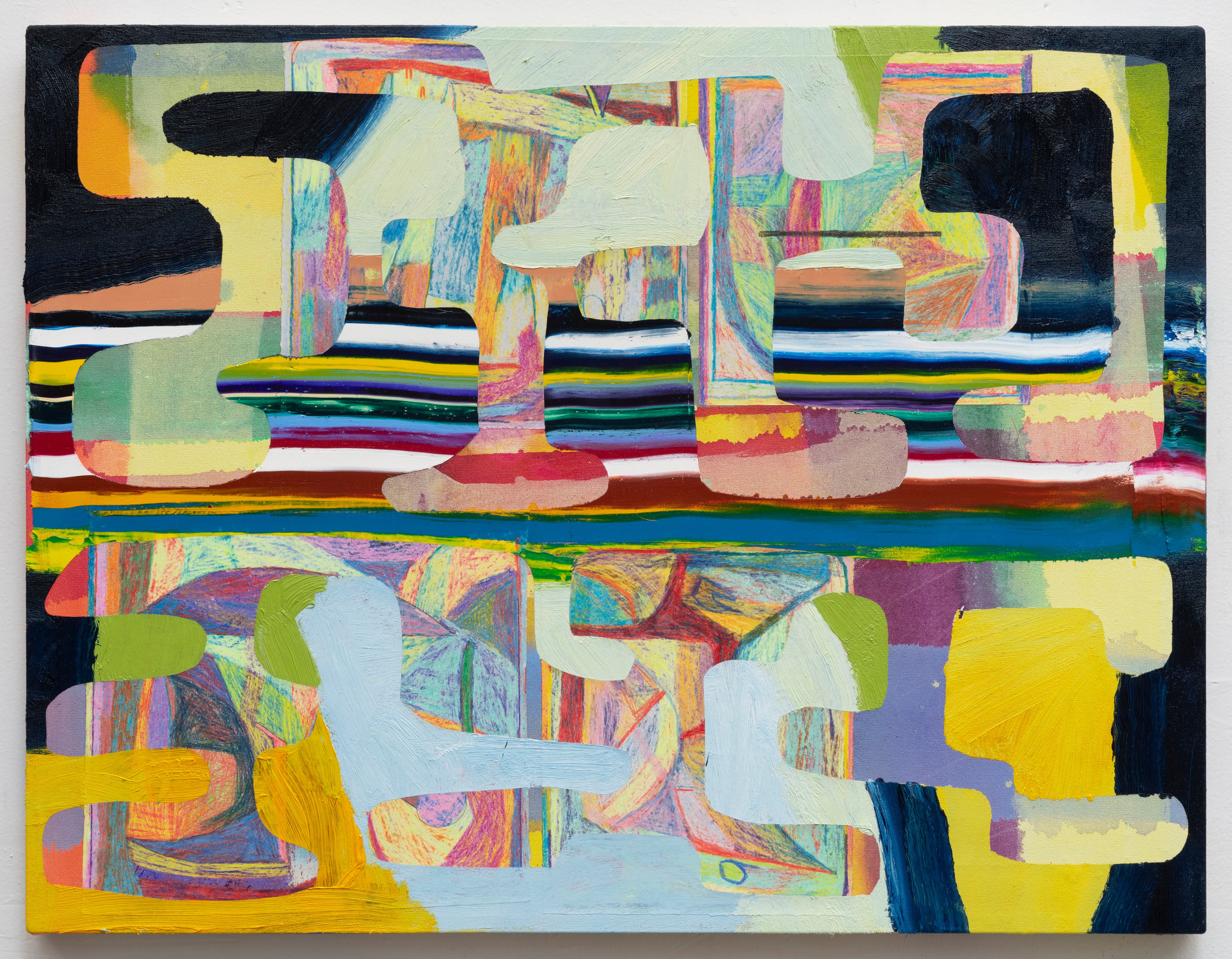 26x34x1.5 - Abstract painting by Zack Goulet from 2022 collection - 26″ × 34″ × 1.5″