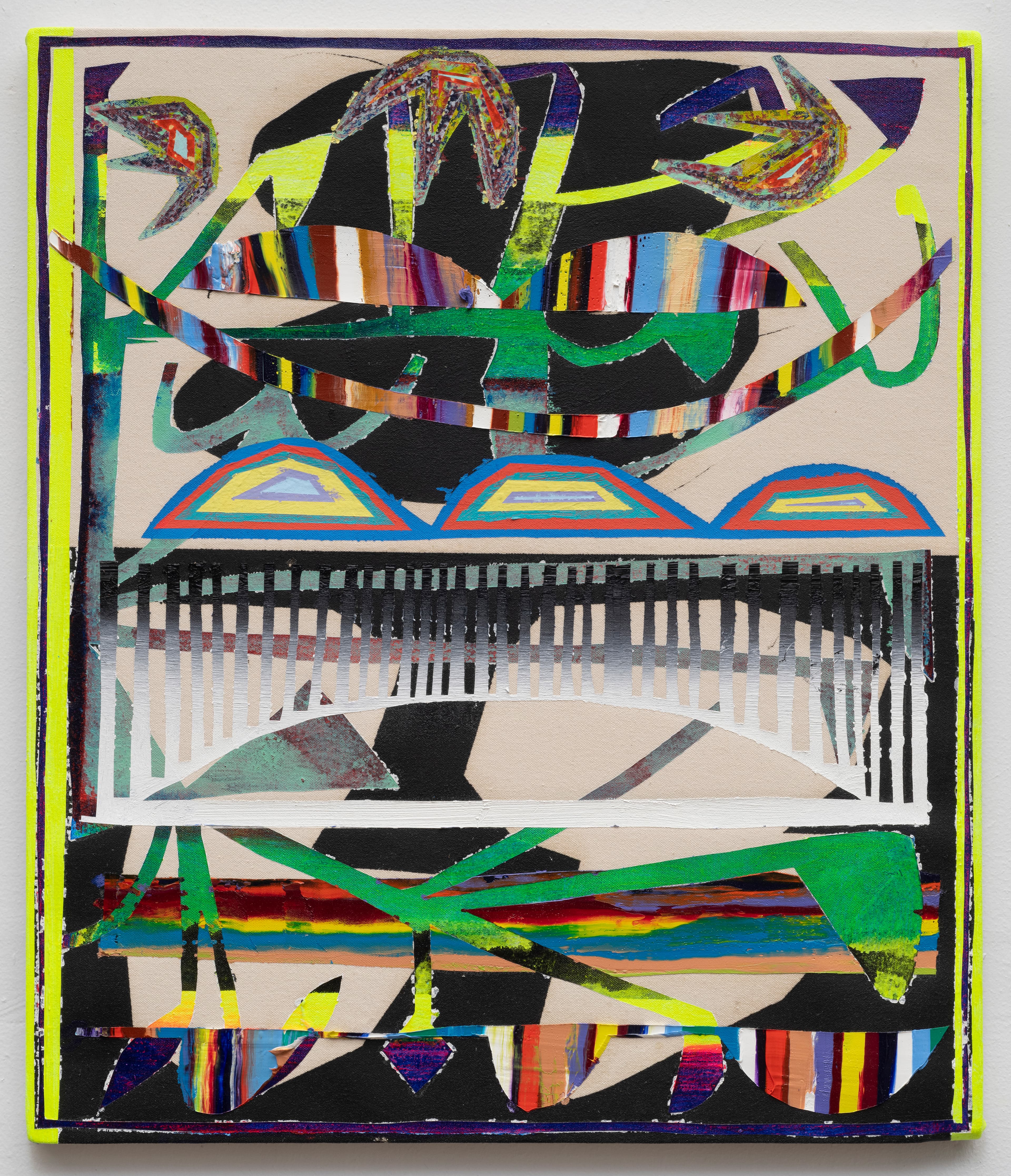 28x24x1 - Abstract painting by Zack Goulet from 2022 collection - 28″ × 24″ × 1″
