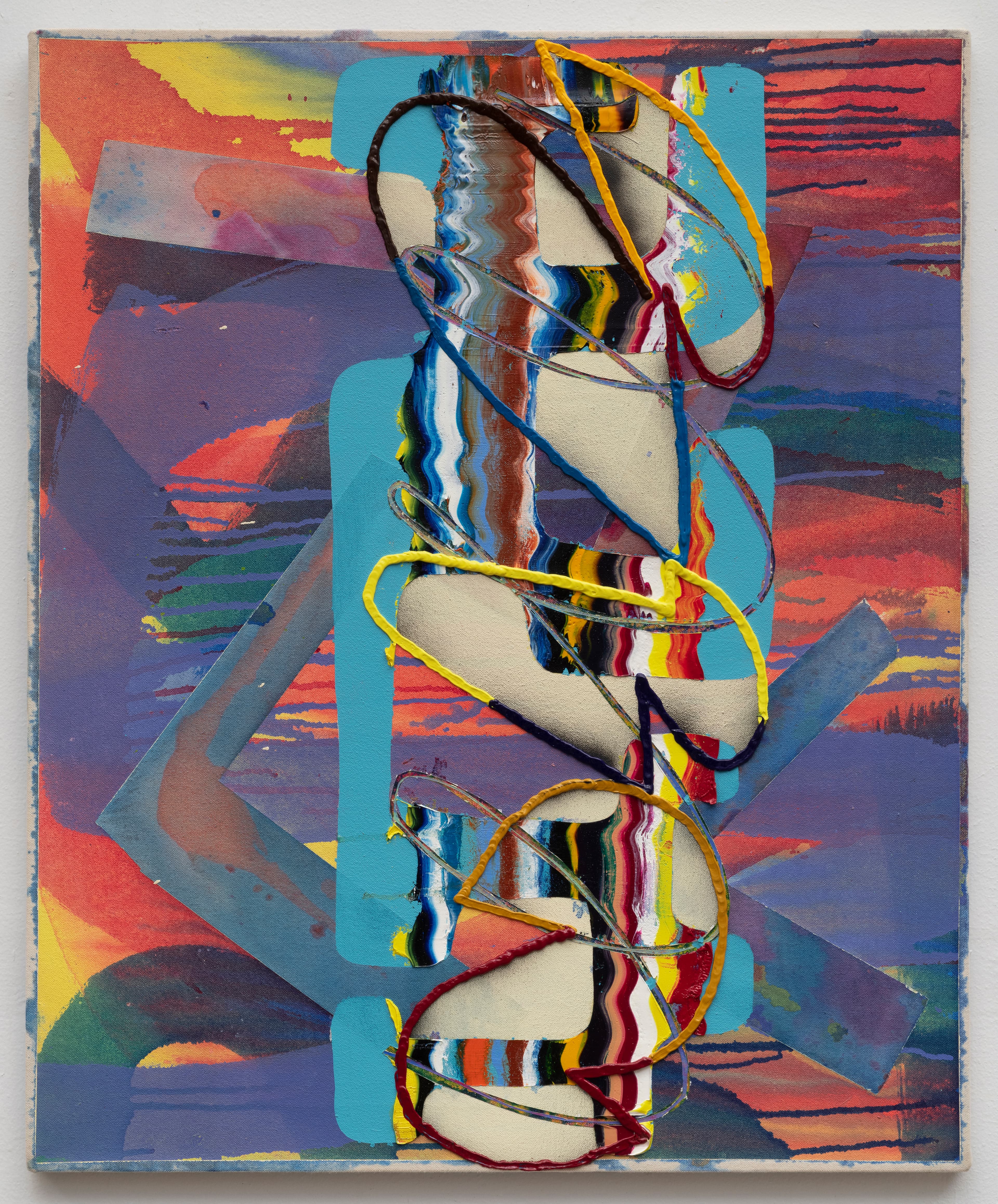 29x23.5 b - Abstract painting by Zack Goulet from 2022 collection - 29″ × 23.5″