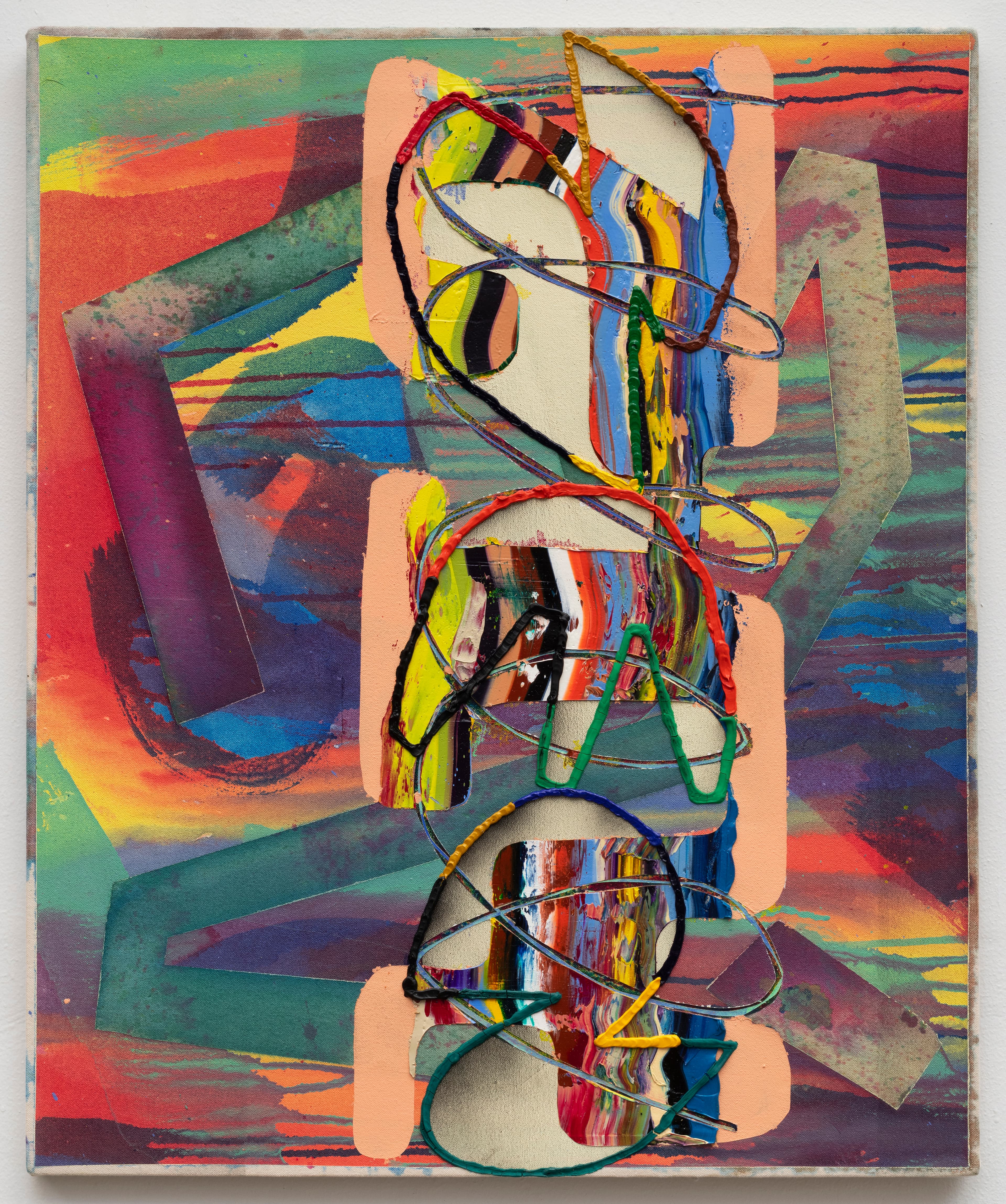 29x23.5x1.5 - Abstract painting by Zack Goulet from 2022 collection - 29″ × 23.5″ × 1.5″