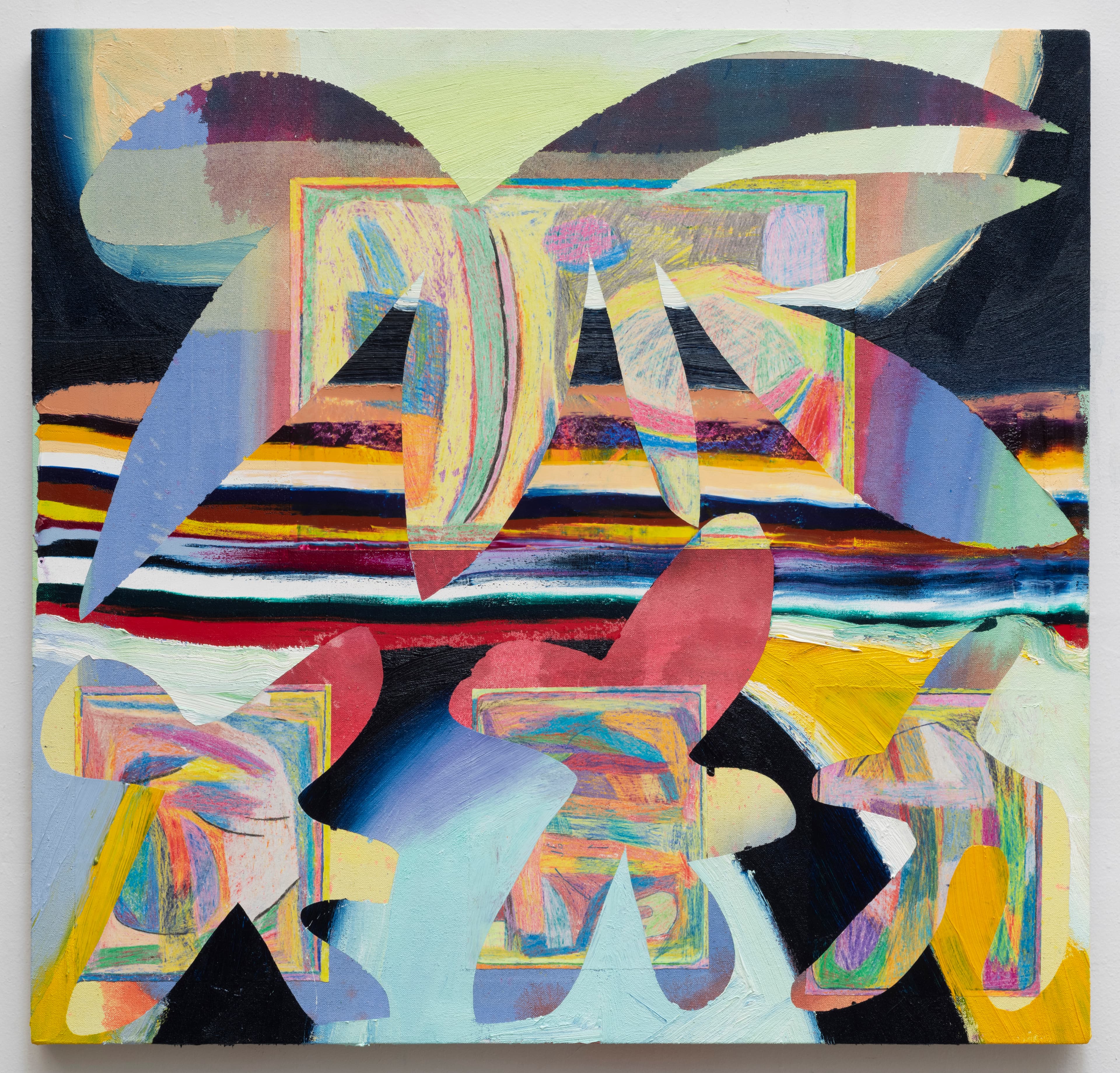 32.5x34x1.5 - Abstract painting by Zack Goulet from 2022 collection - 32.5″ × 34″ × 1.5″