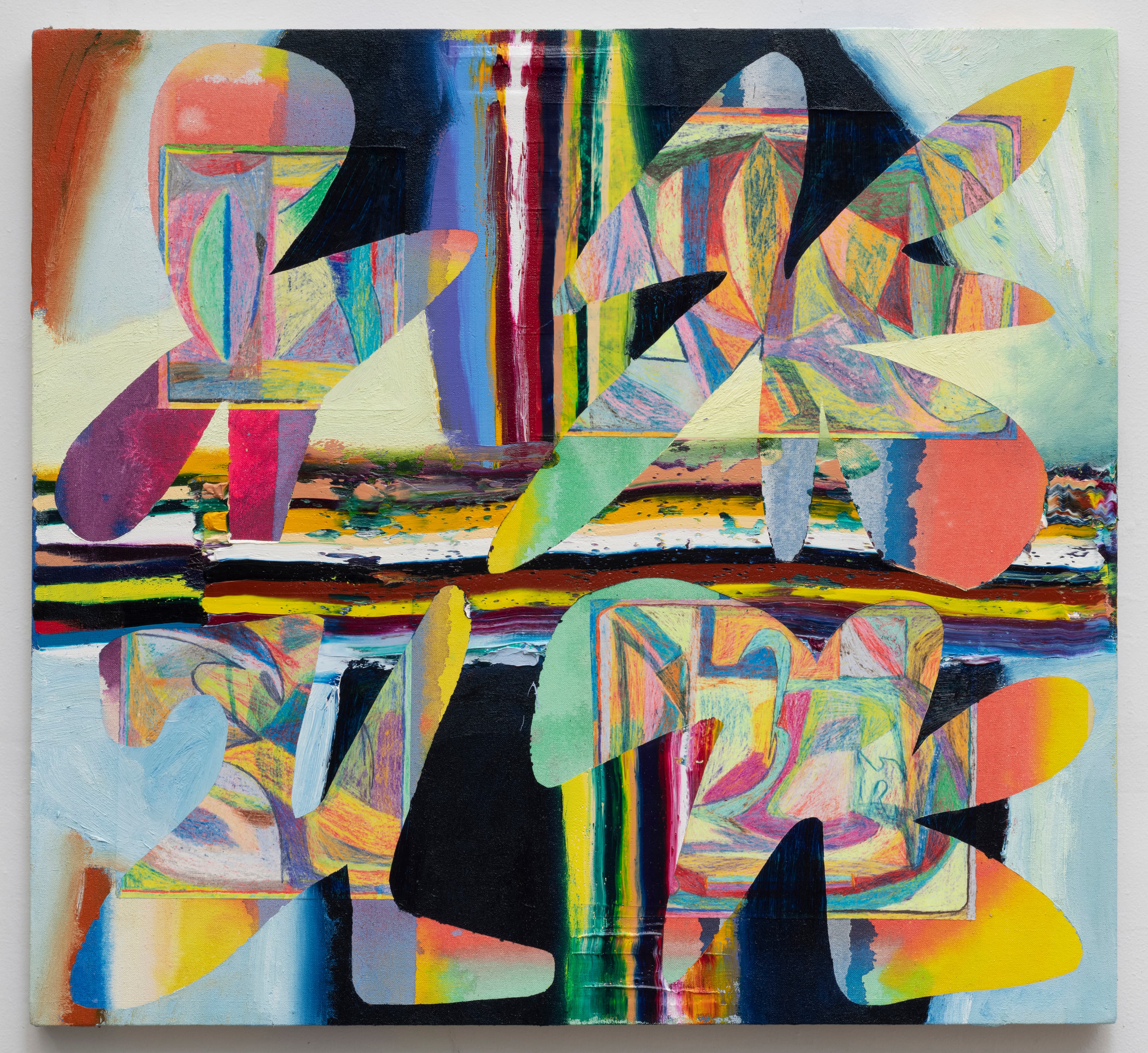 33x36x1.5 - Abstract painting by Zack Goulet from 2022 collection - 33″ × 36″ × 1.5″